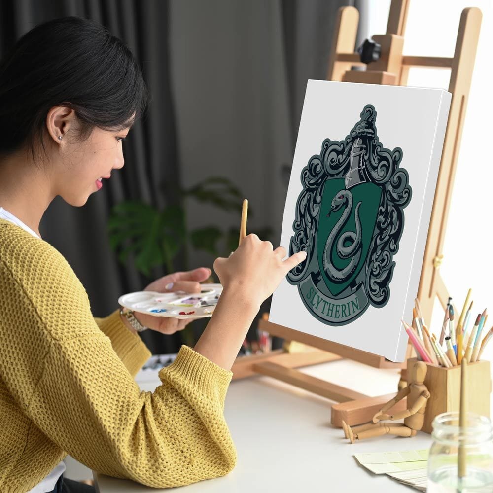 Slytherin Crest - Paint By Numbers Kit
