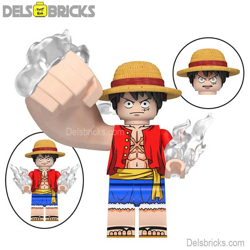 Monkey D Luffy from One Piece Lego Anime Minifigures Custom Toys 3