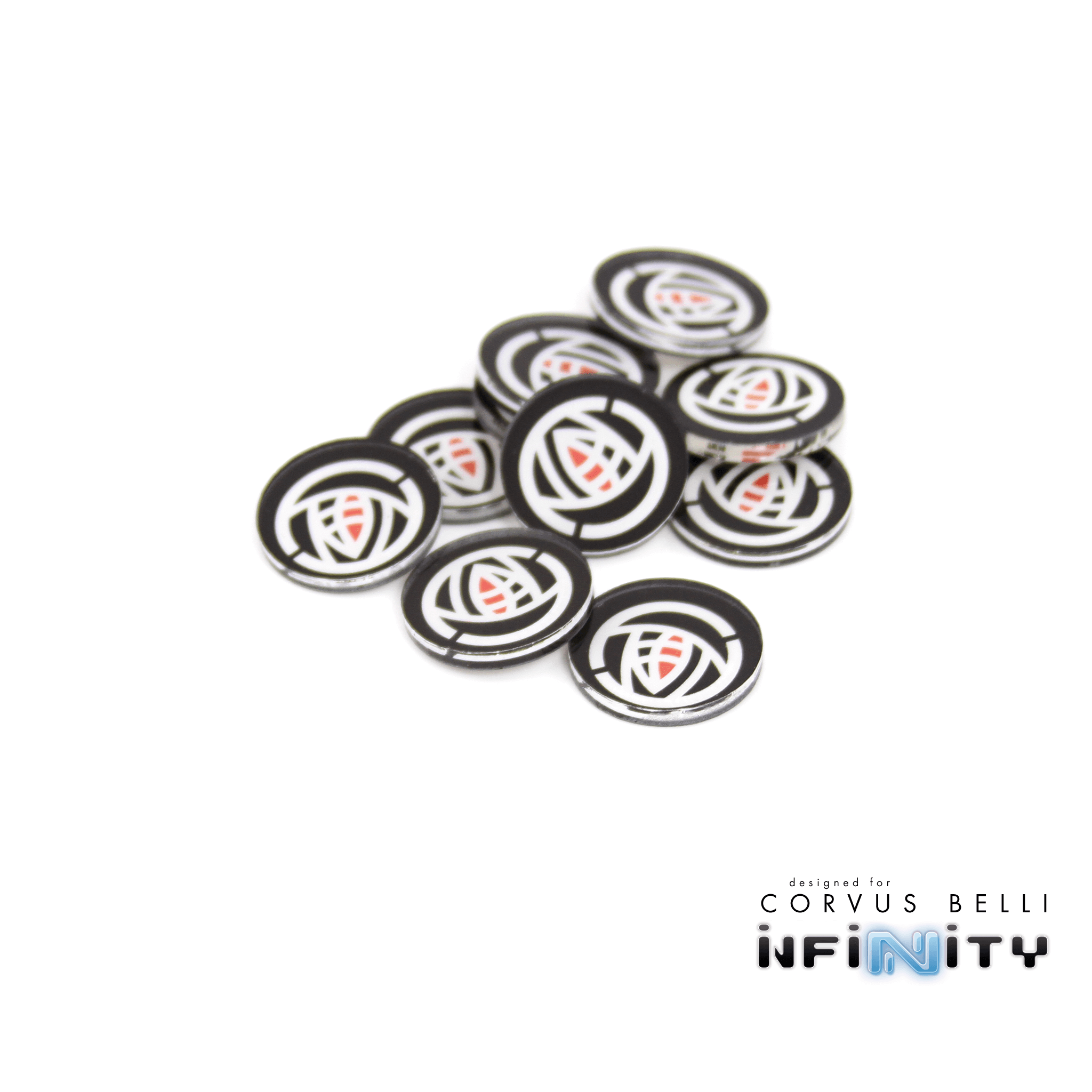 Full Color Infinity Faction Markers, 25mm (Bag of 10)