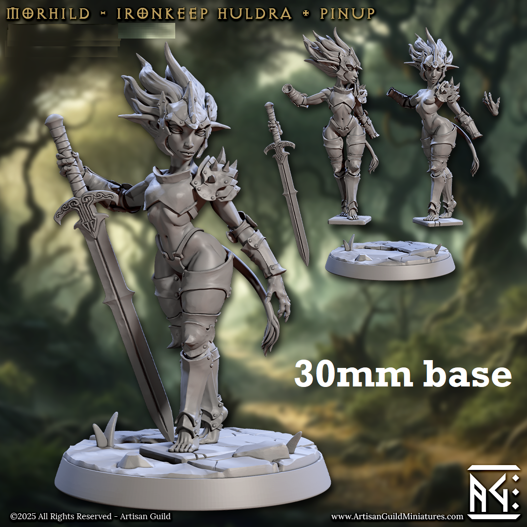 Morhild, Ironkeep Huldra (Female Huldra Knight)
