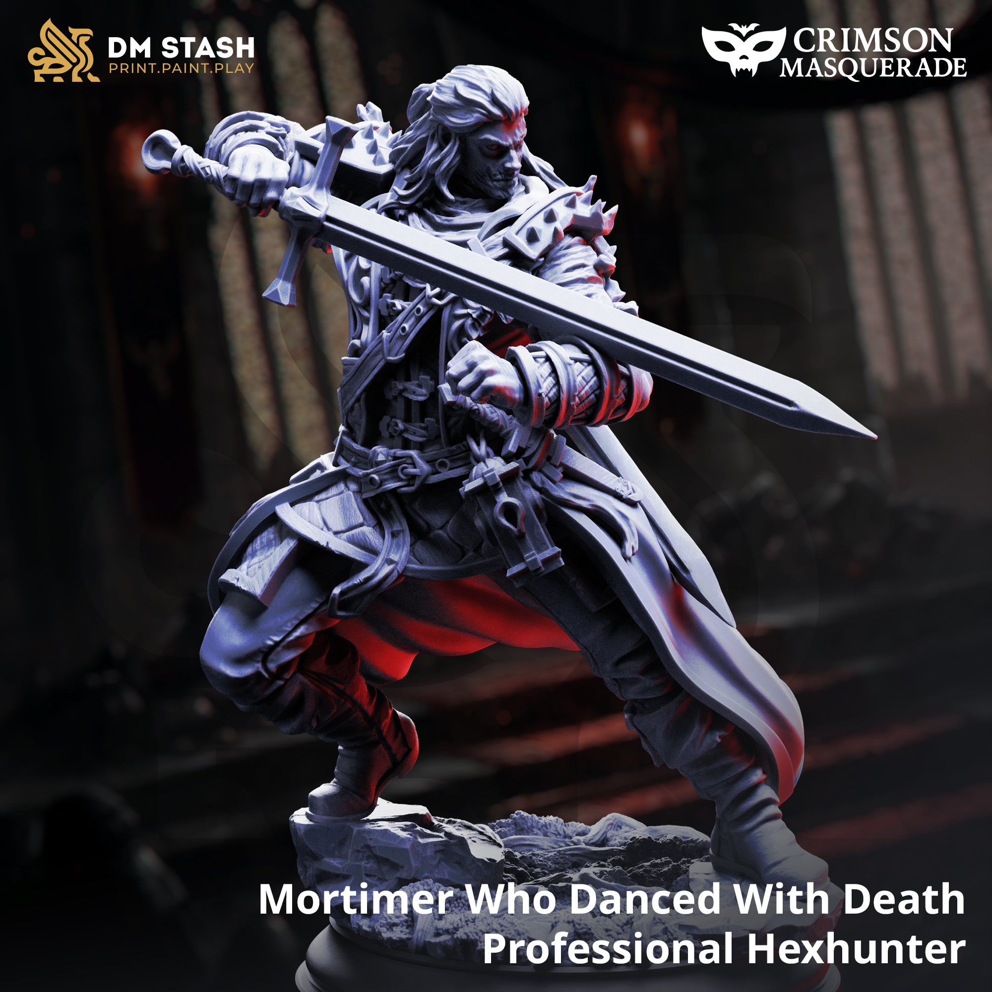 Mortimer "Who Danced With Death", Professional Hexhunter (Male Human Fighter)