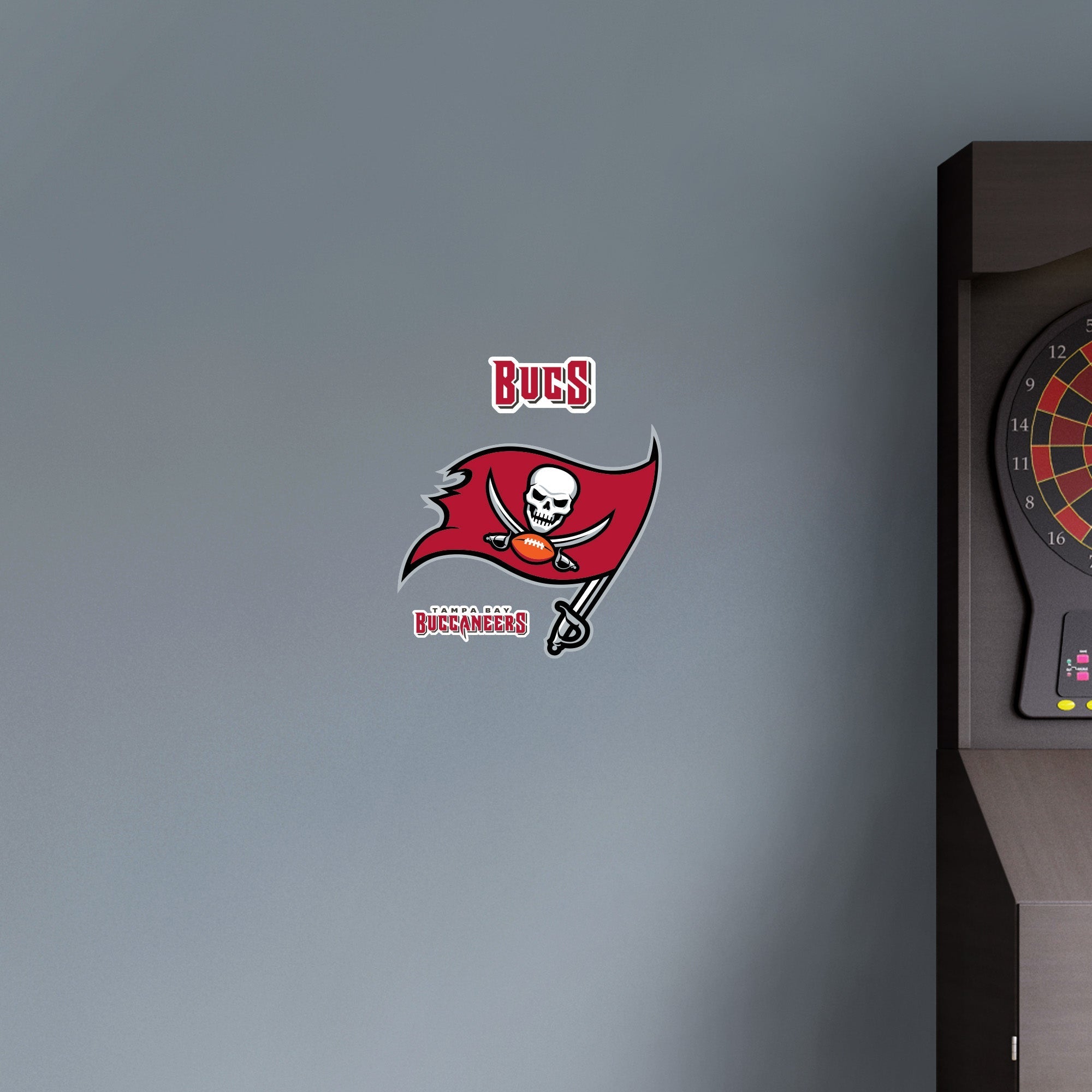 Tampa Bay Buccaneers - RealBig Logo Collection - Official NFL - Reusable Vinyl Wall Decals