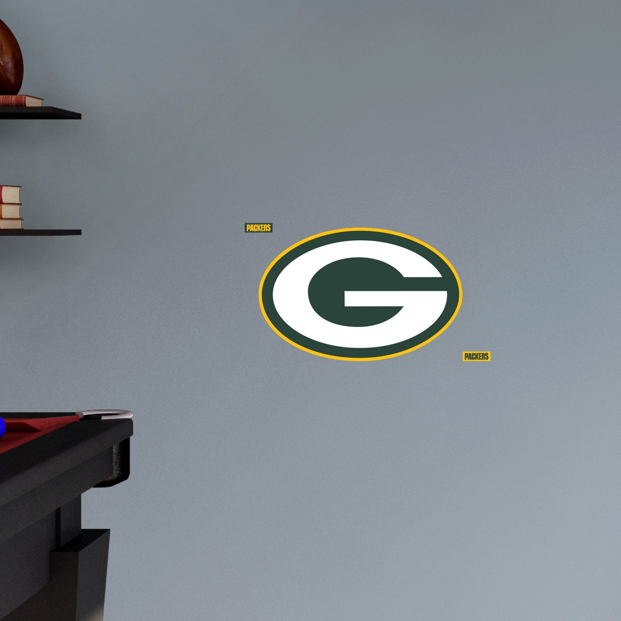 Green Bay Packers - RealBig Logo Collection - Official NFL - Reusable Vinyl Wall Decals
