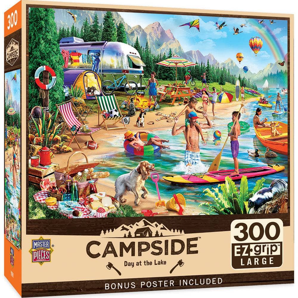 Campside - Day at the Lake 300 Piece EZ Grip Jigsaw Puzzle