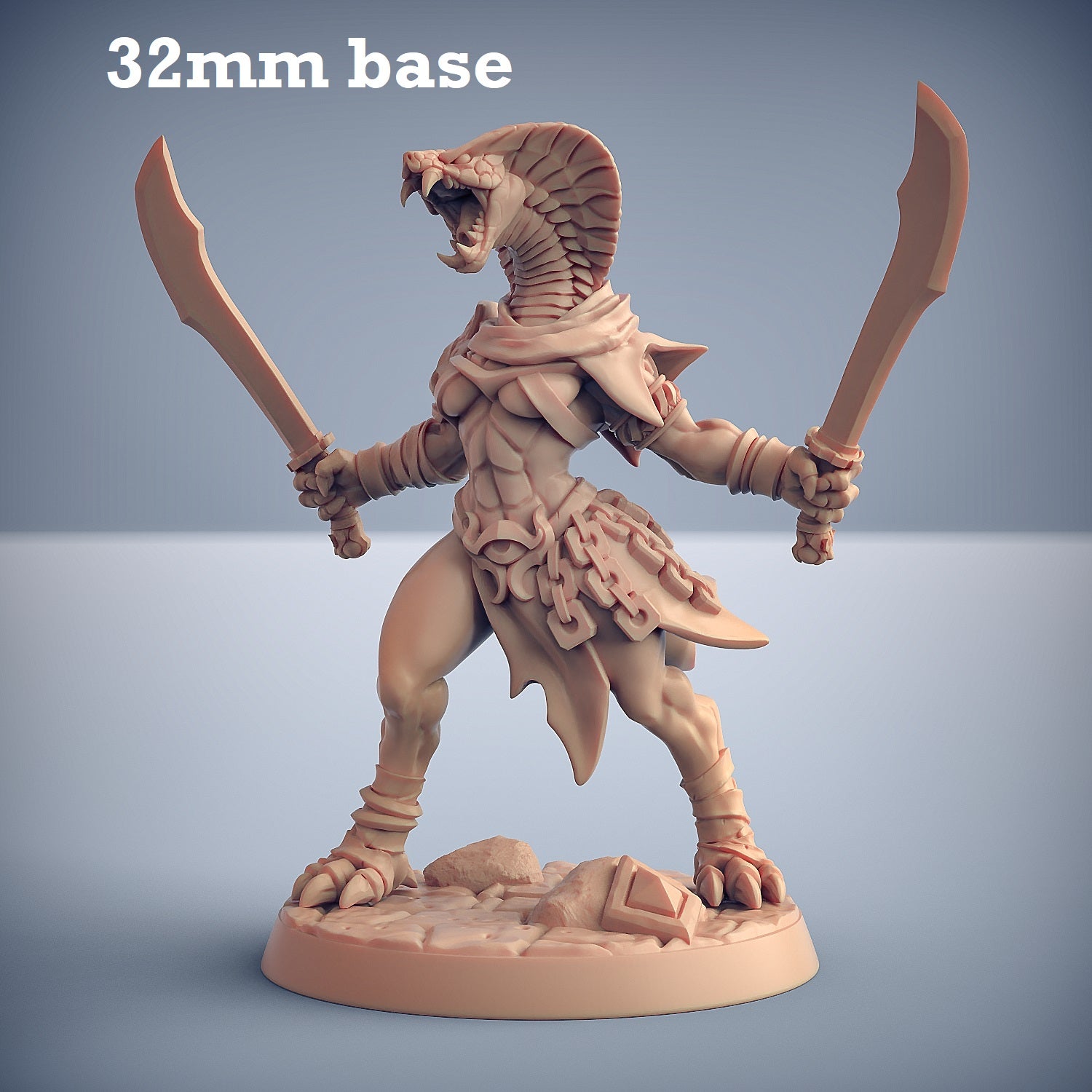 Nagarot Thrall: Sculpt D (Female Yuan-ti Warrior)