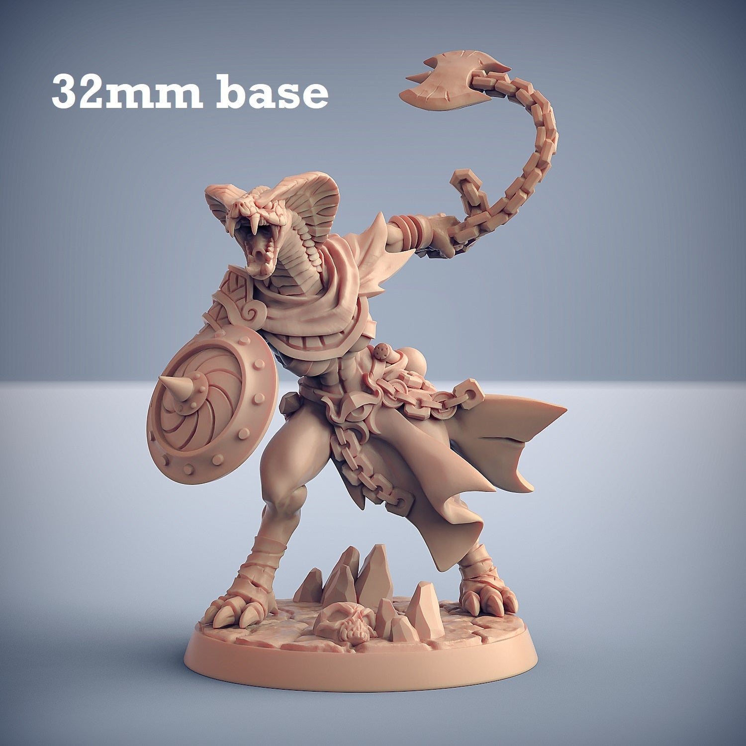 Nagarot Thrall: Sculpt E (Female Yuan-ti Warrior)