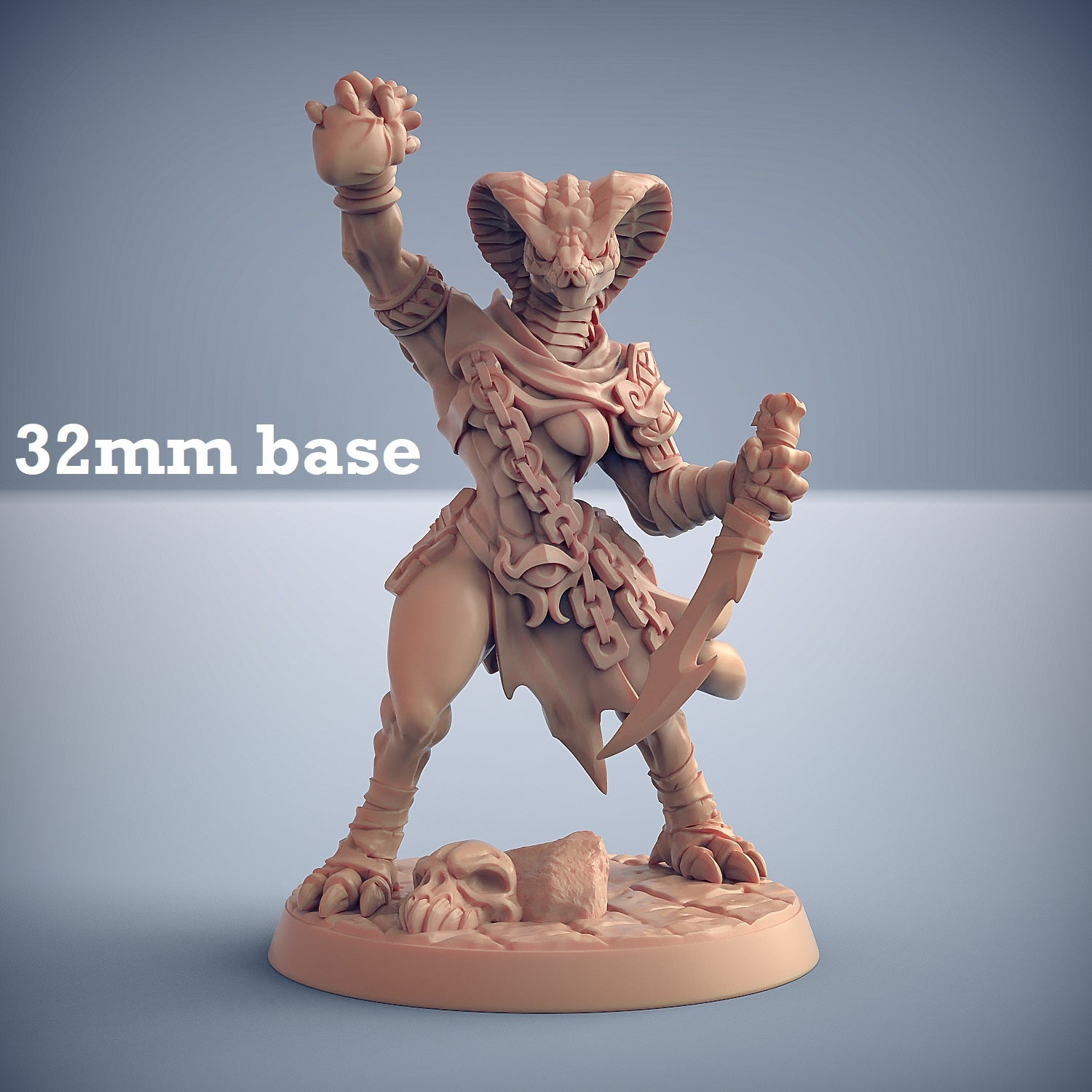 Nagarot Thrall: Sculpt F (Female Yuan-ti Warrior)