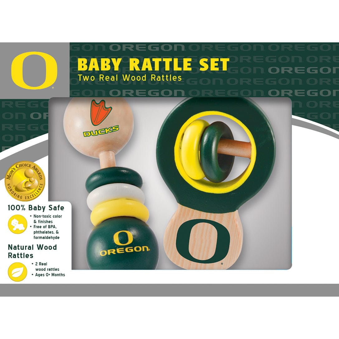 Oregon Ducks - Baby Rattles 2-Pack