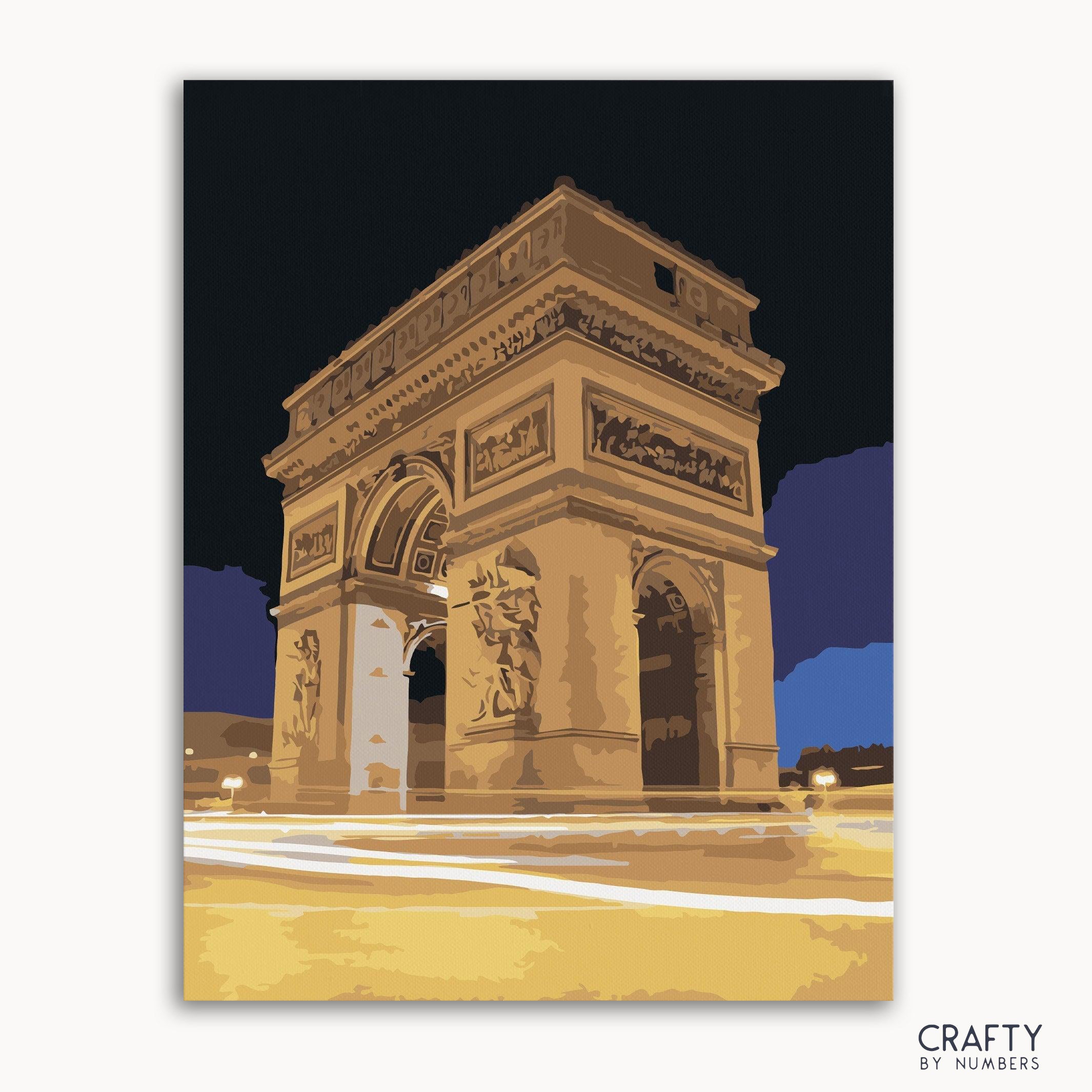 Night View Of Arc De Triomphe
