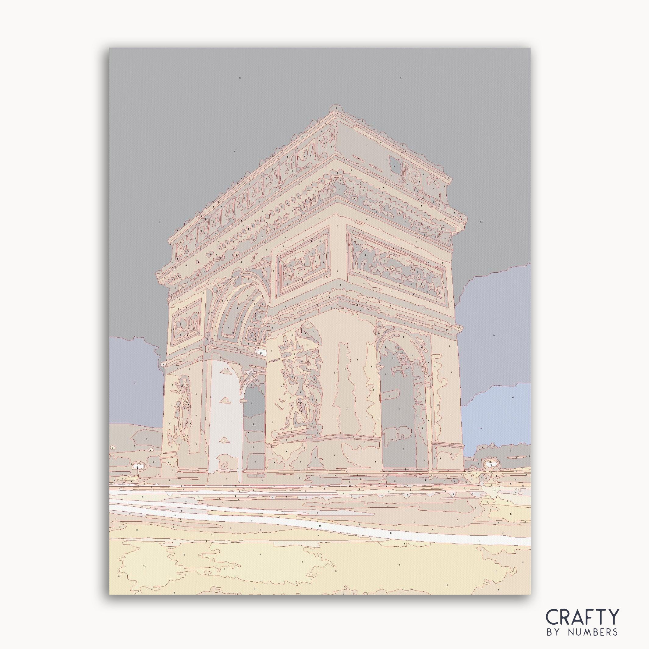 Night View Of Arc De Triomphe