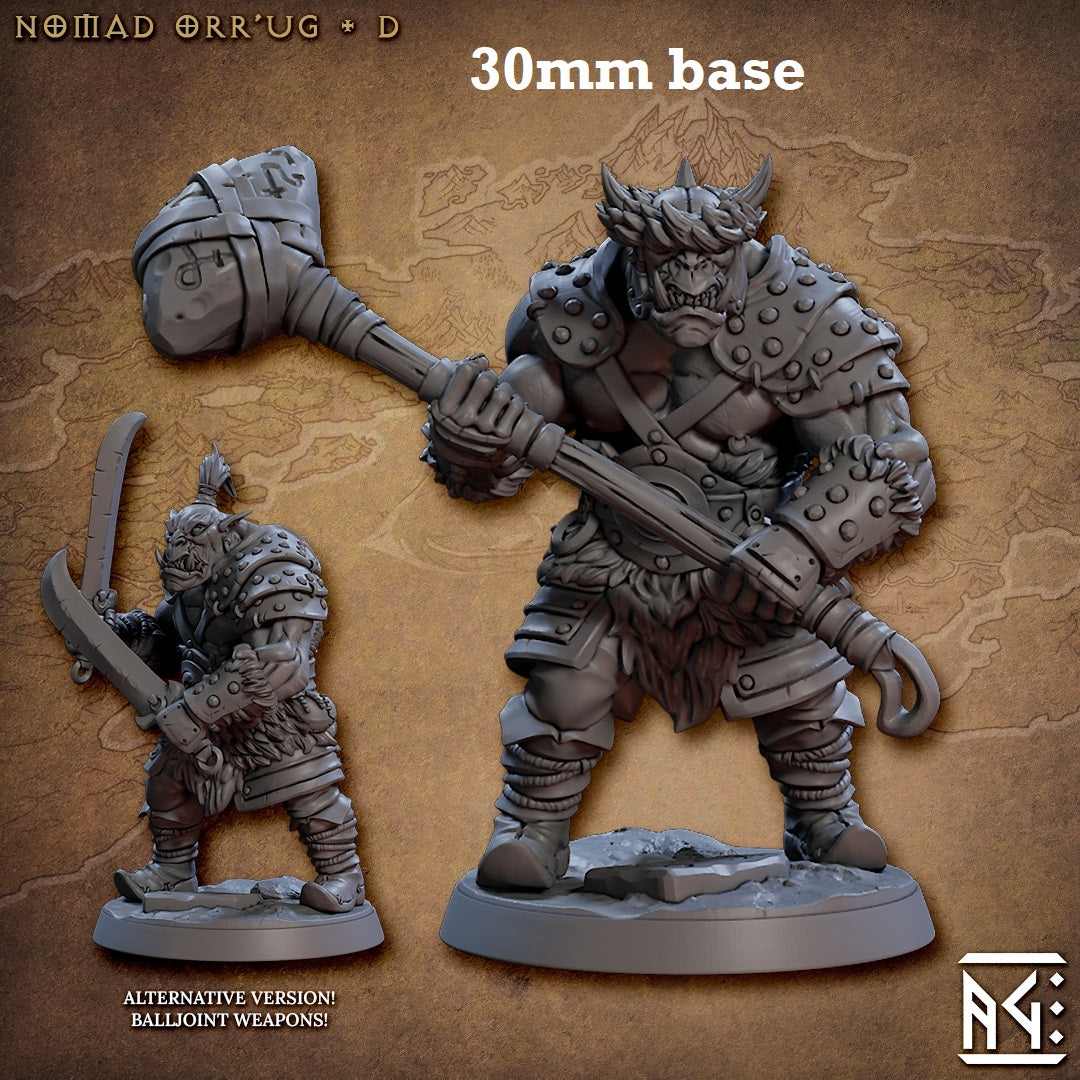 Nomad Orr'ug: Sculpt D (Male Orc Barbarian)