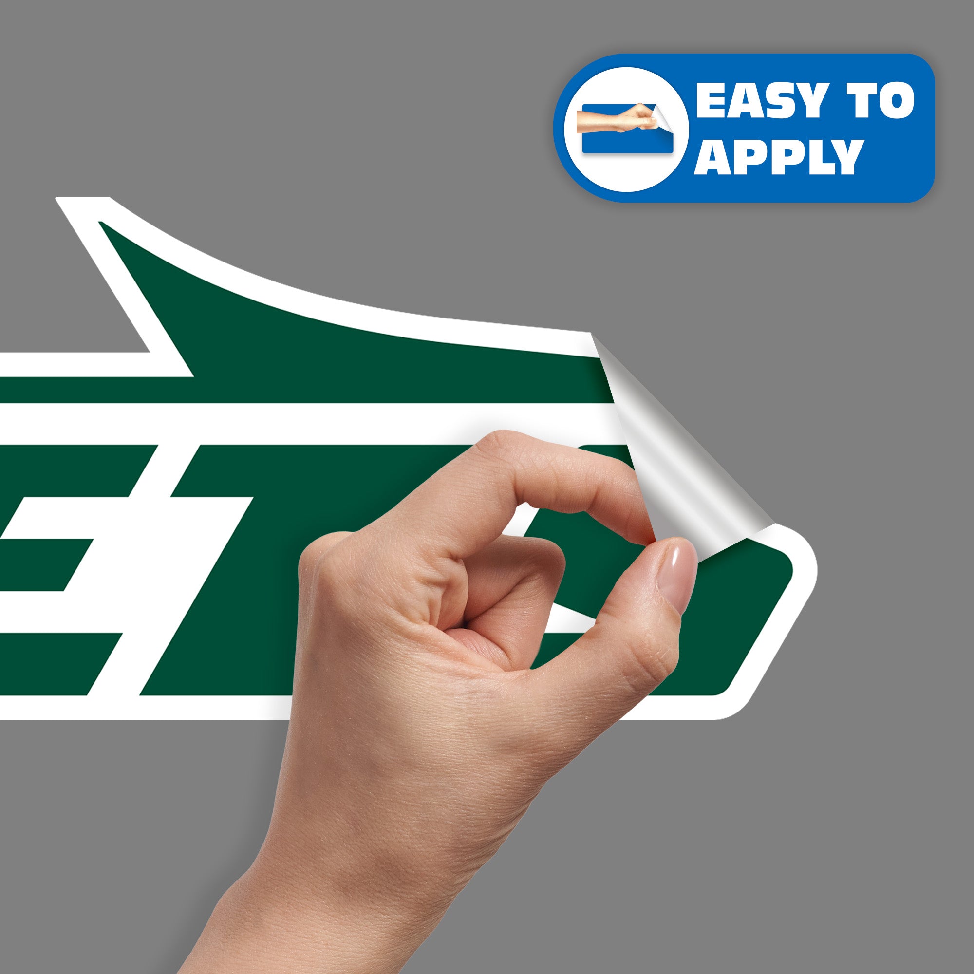 New York Jets - RealBig Logo Collection - Official NFL - Reusable Vinyl Wall Decals
