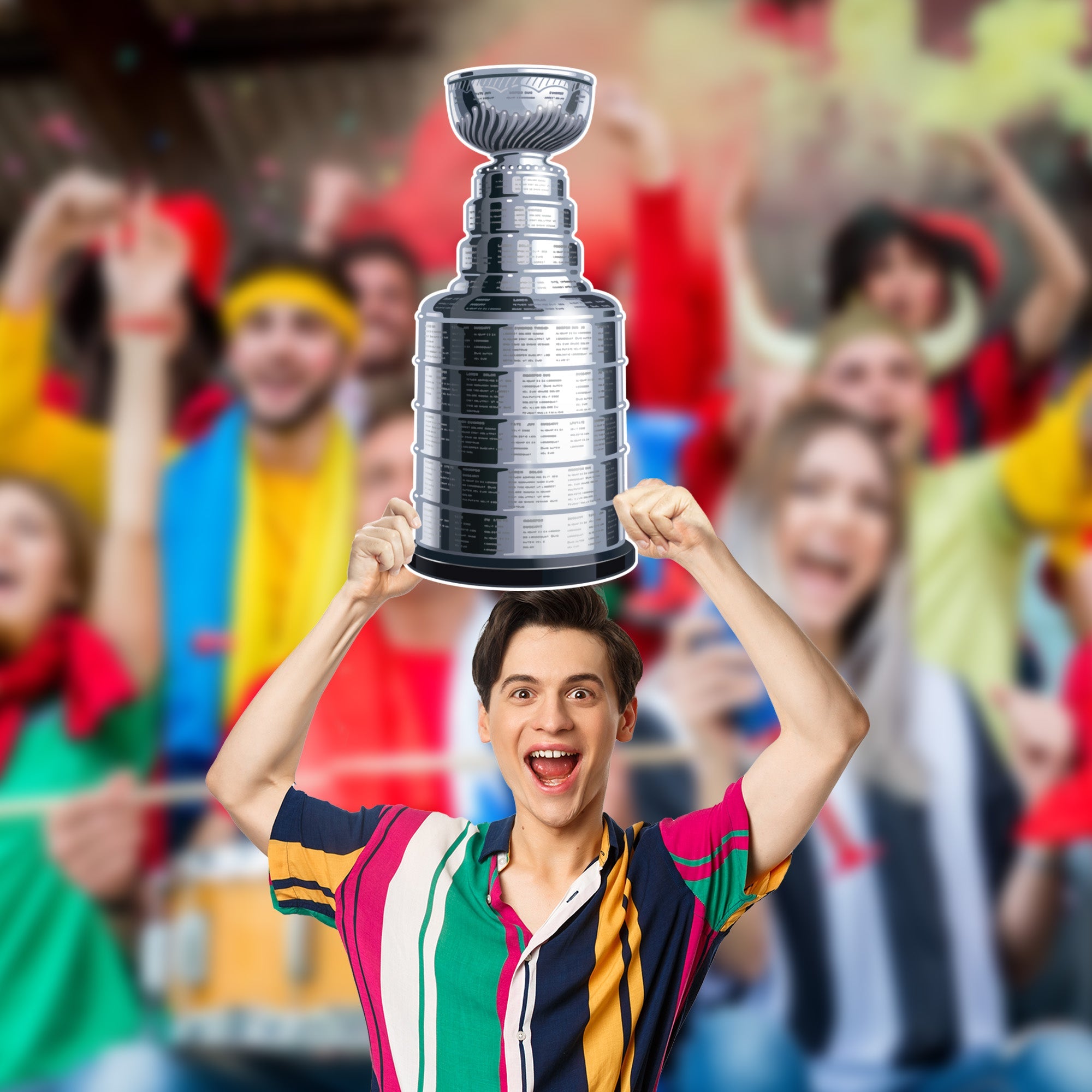 Stanley Cup Trophy - Big Head - Official NHL - Foam Core Cutout