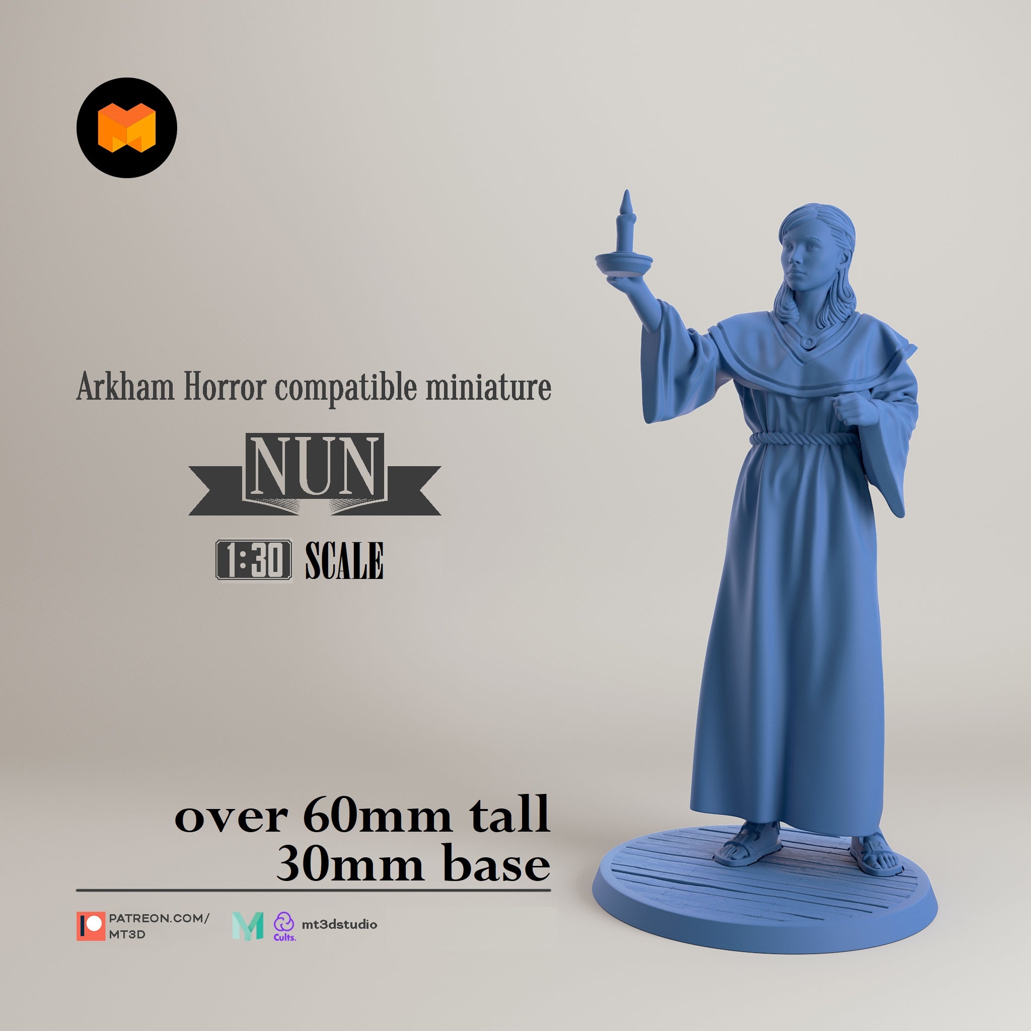 Arkham Compatible Investigator: The Nun (Sister Mary)