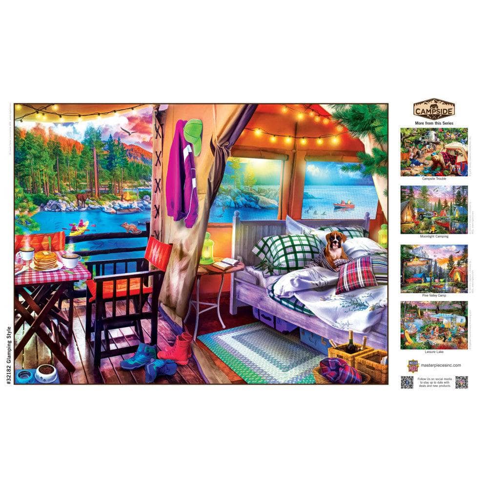 Campside - Glamping Style 300 Piece EZ Grip Jigsaw Puzzle