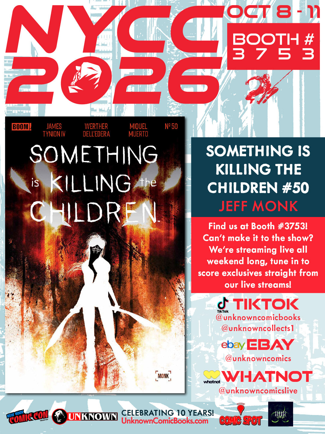 SOMETHING IS KILLING THE CHILDREN #50 JEFF MONK NYCC EXCLUSIVE VAR (10/28/2026)