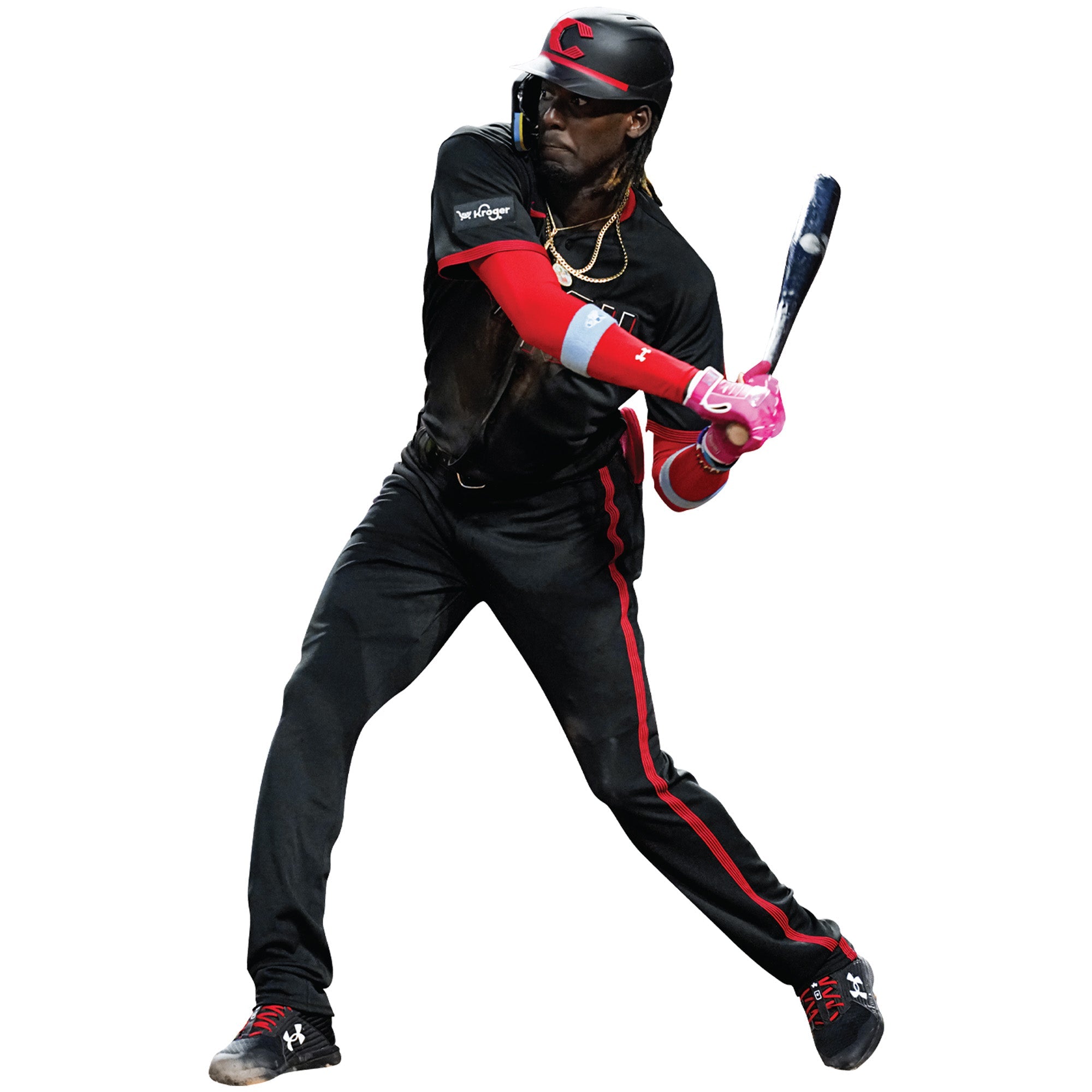 Elly De La Cruz - RealBig City Connect Collection - Official MLB - Cincinnati Reds - Reusable Vinyl Wall Decals