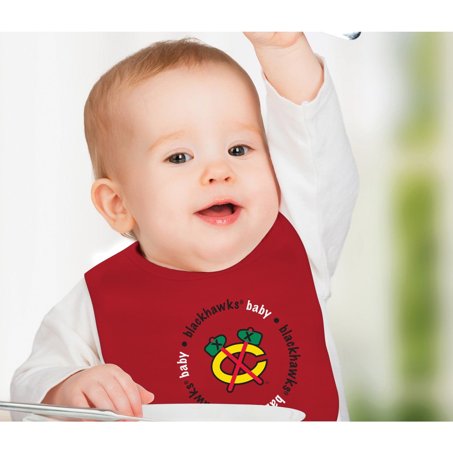 Chicago Blackhawks - Baby Bibs 2-Pack - Red & Black