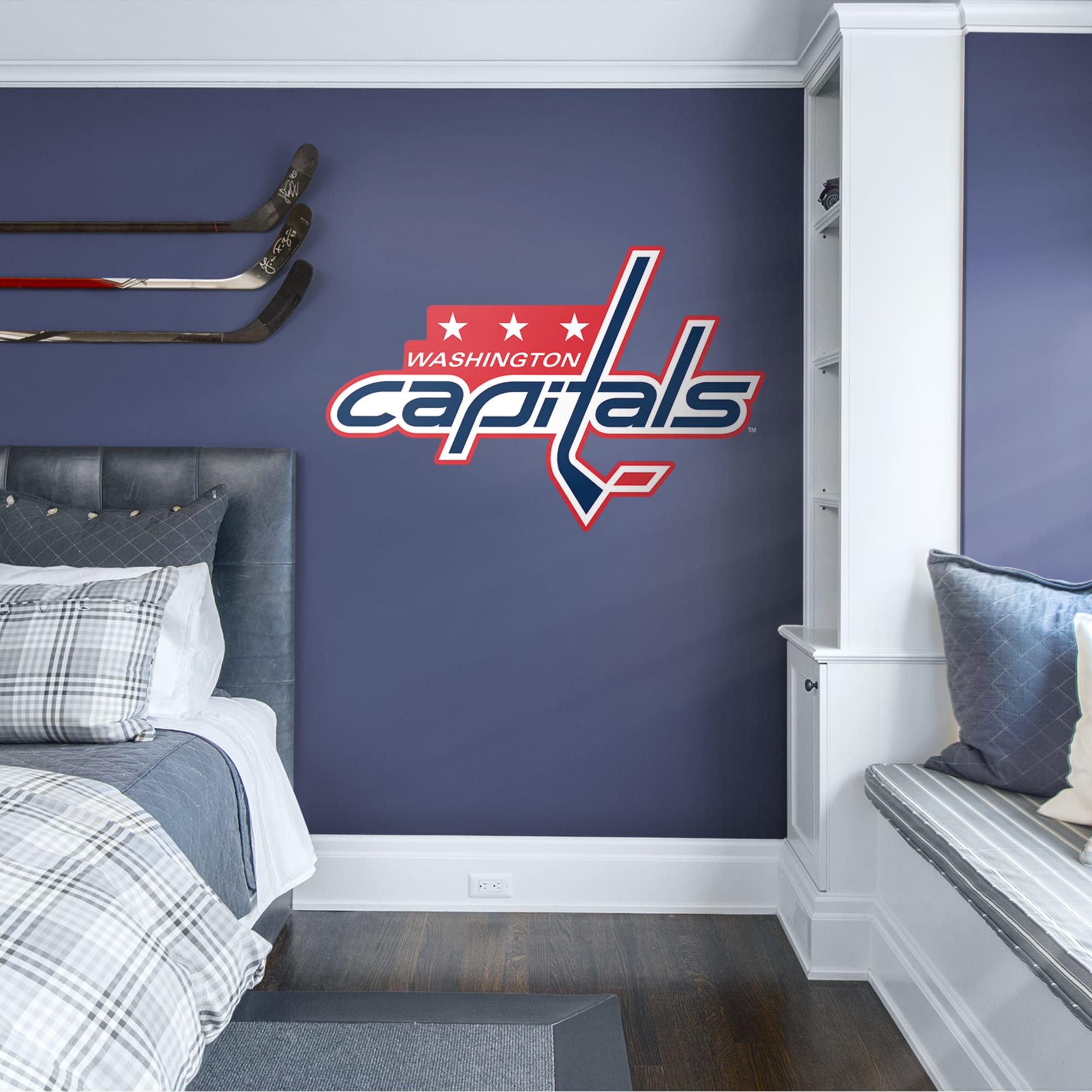 Washington Capitals - RealBig Logo Collection - Official NHL - Reusable Vinyl Wall Decals