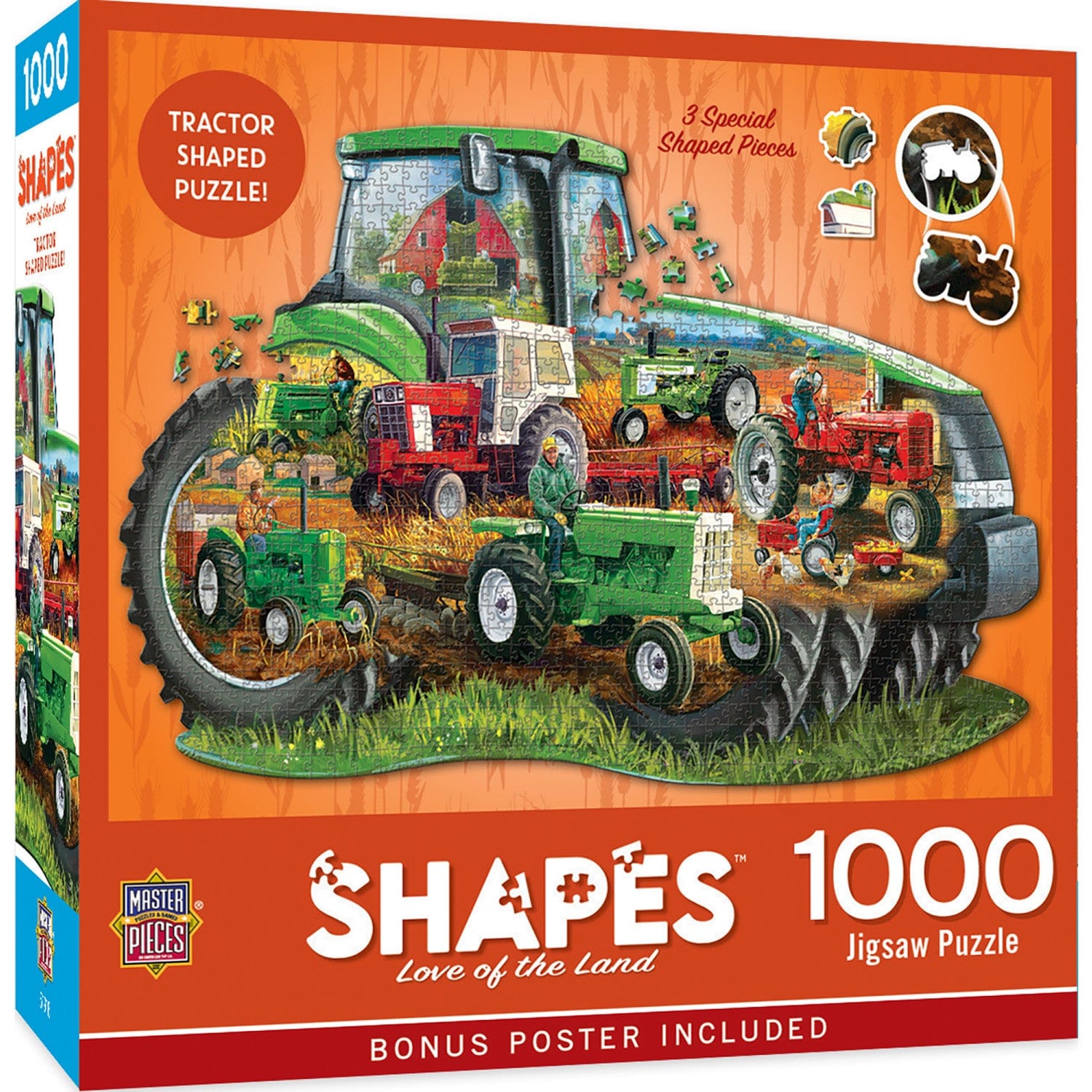 Shapes - Love of the Land 1000 Piece Shaped Jigsaw Puzzle