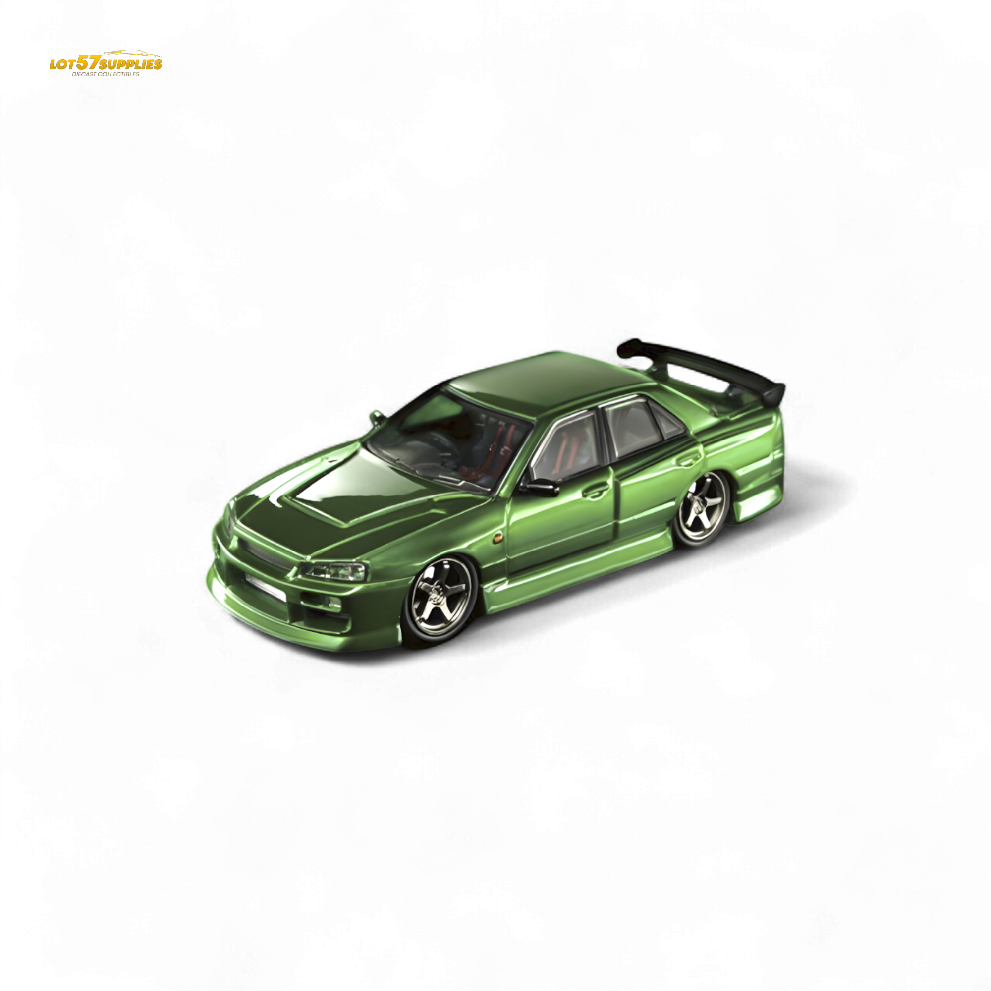 Mortal ER34 SKYLINE URAS Transparent Metallic Green 1:64