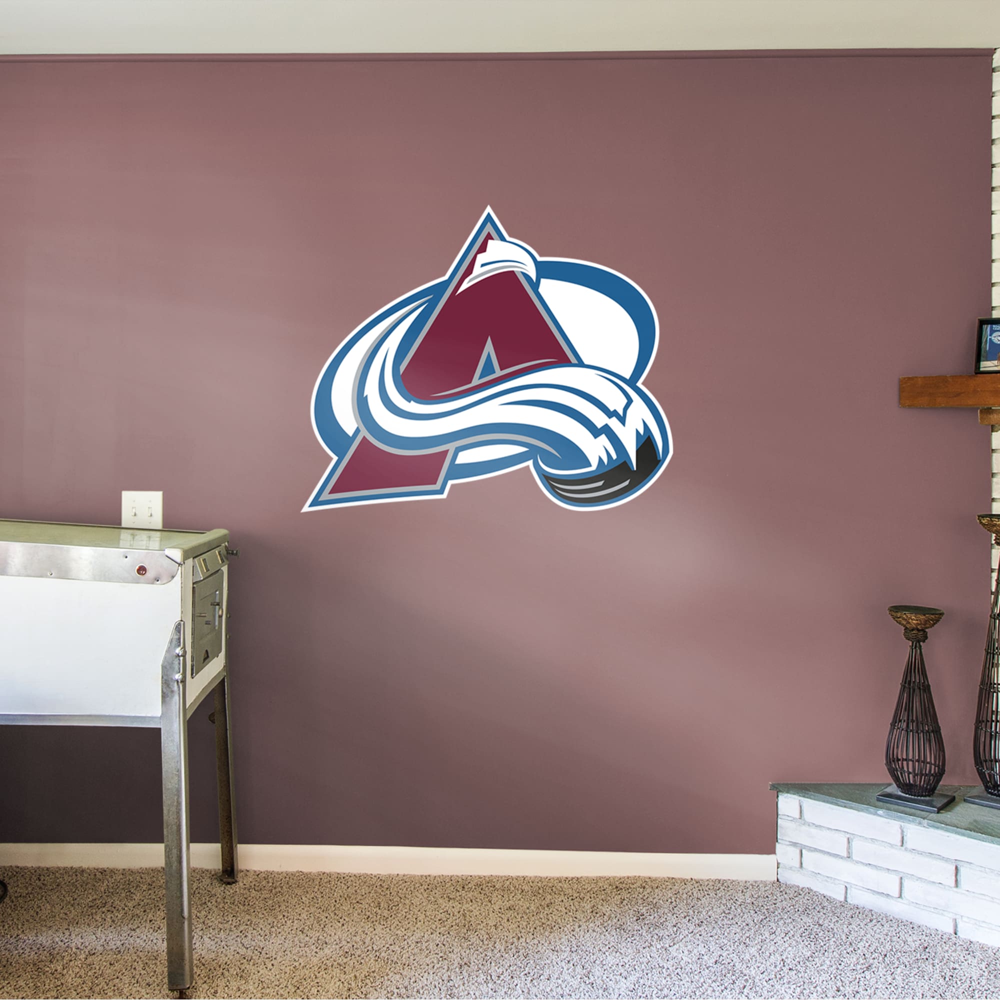 Colorado Avalanche - RealBig Logo Collection - Official NHL - Reusable Vinyl Wall Decals