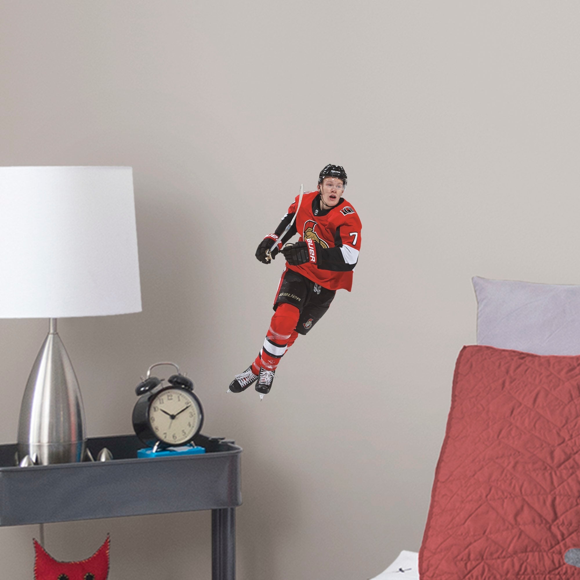 Brady Tkachuk - RealBig Collection - Official NHL - Ottawa Senators - Reusable Vinyl Wall Decals #1