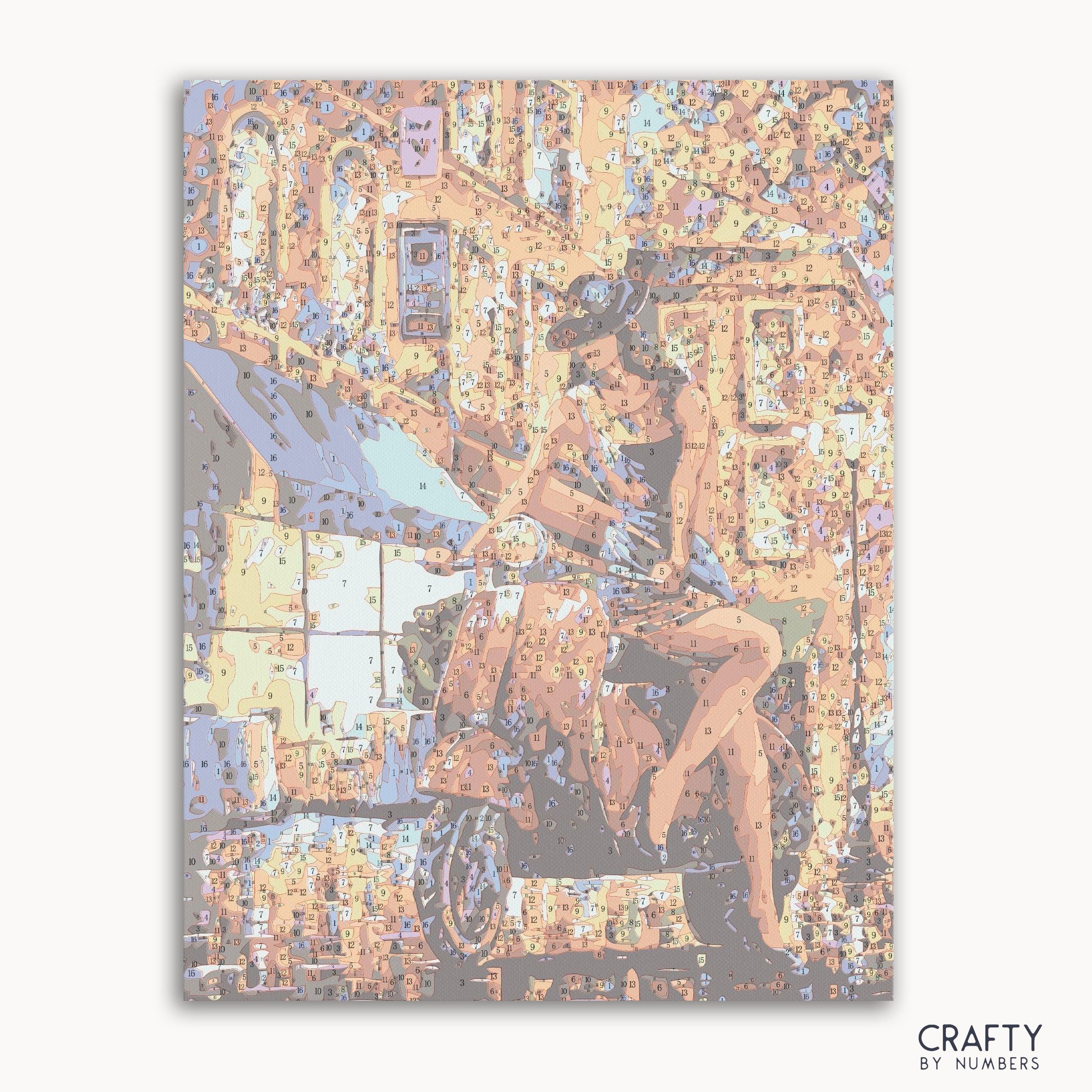 Painting Of Scoter Women In Italy