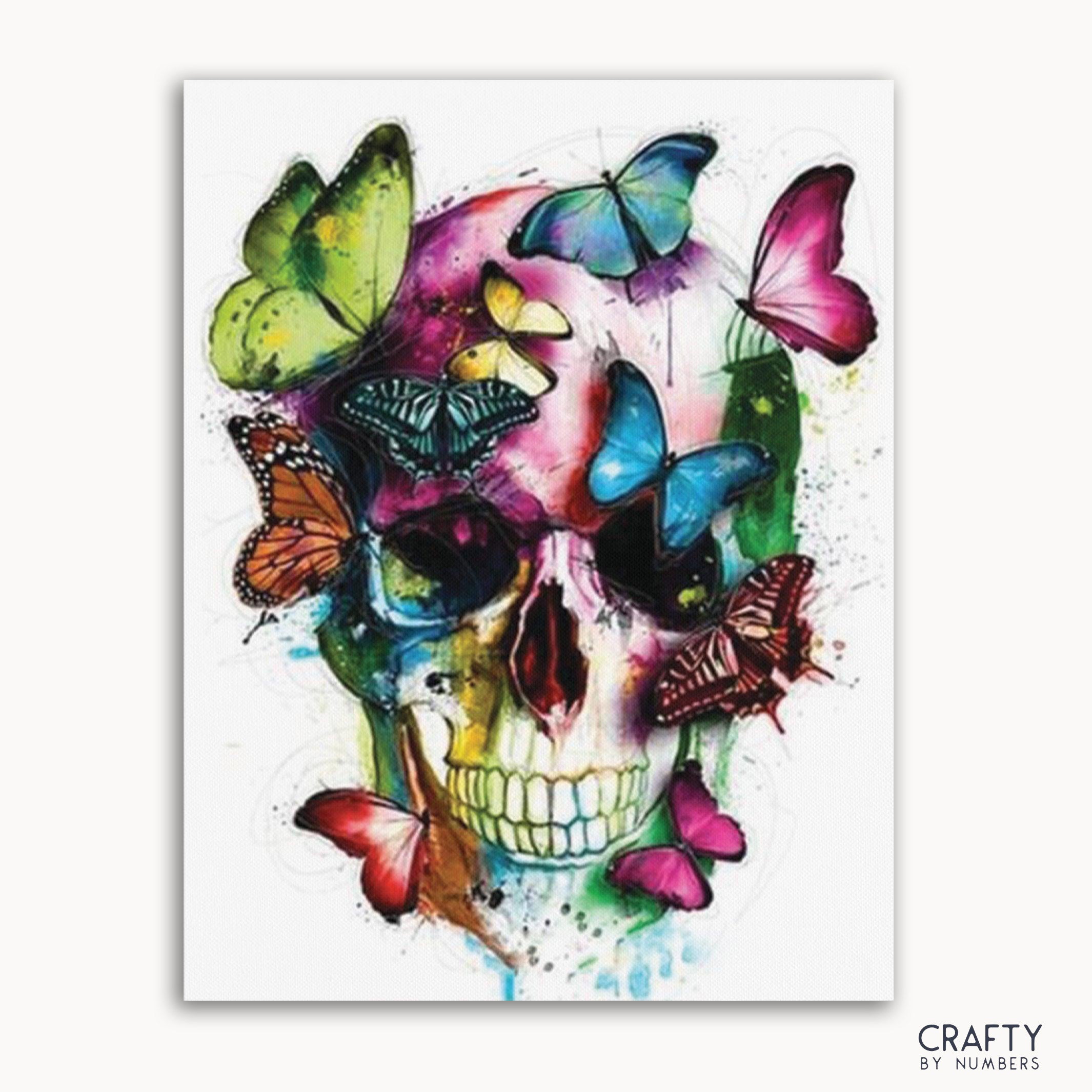 Paintings Of Colorful Butterflys