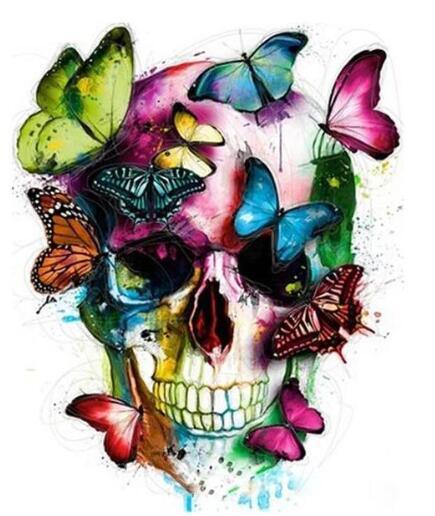 Paintings Of Colorful Butterflys