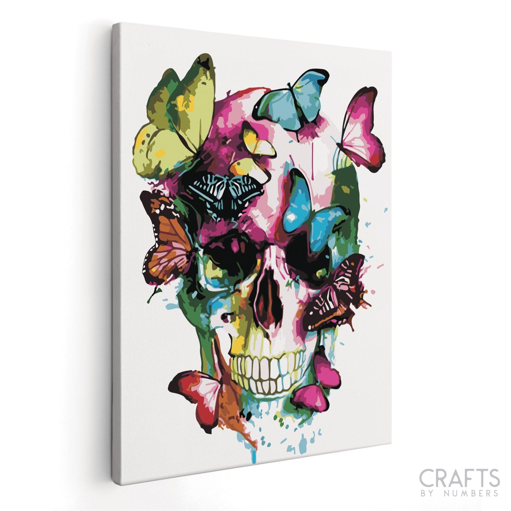Paintings Of Colorful Butterflys