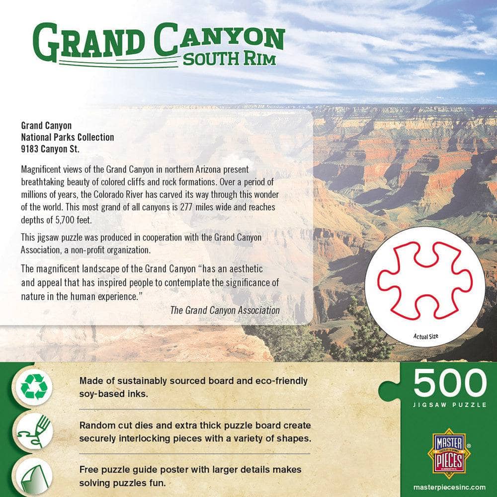 Grand Canyon South Rim 500 Piece Jigsaw Puzzle