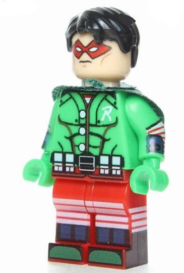 Red Masked Sidekick Custom Minifig