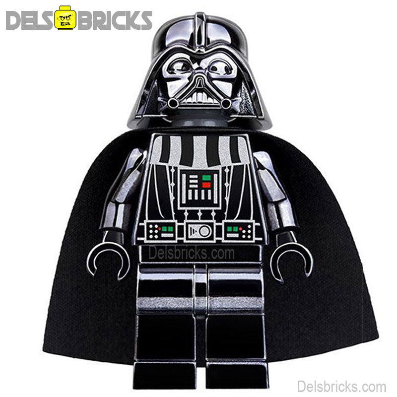 Darth Vader (Metallic) Lego Star Wars Minifigures Custom Toys