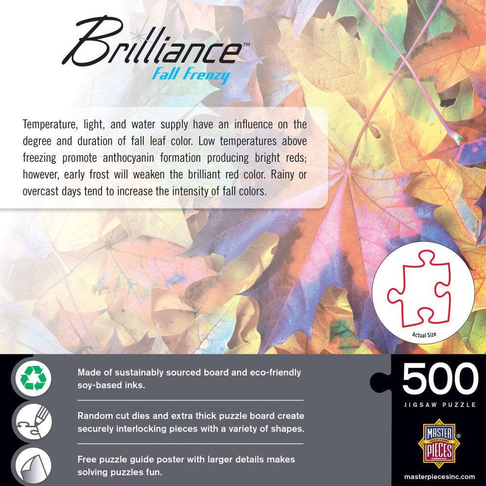 Brilliance - Fall Frenzy 500 Piece Jigsaw Puzzle