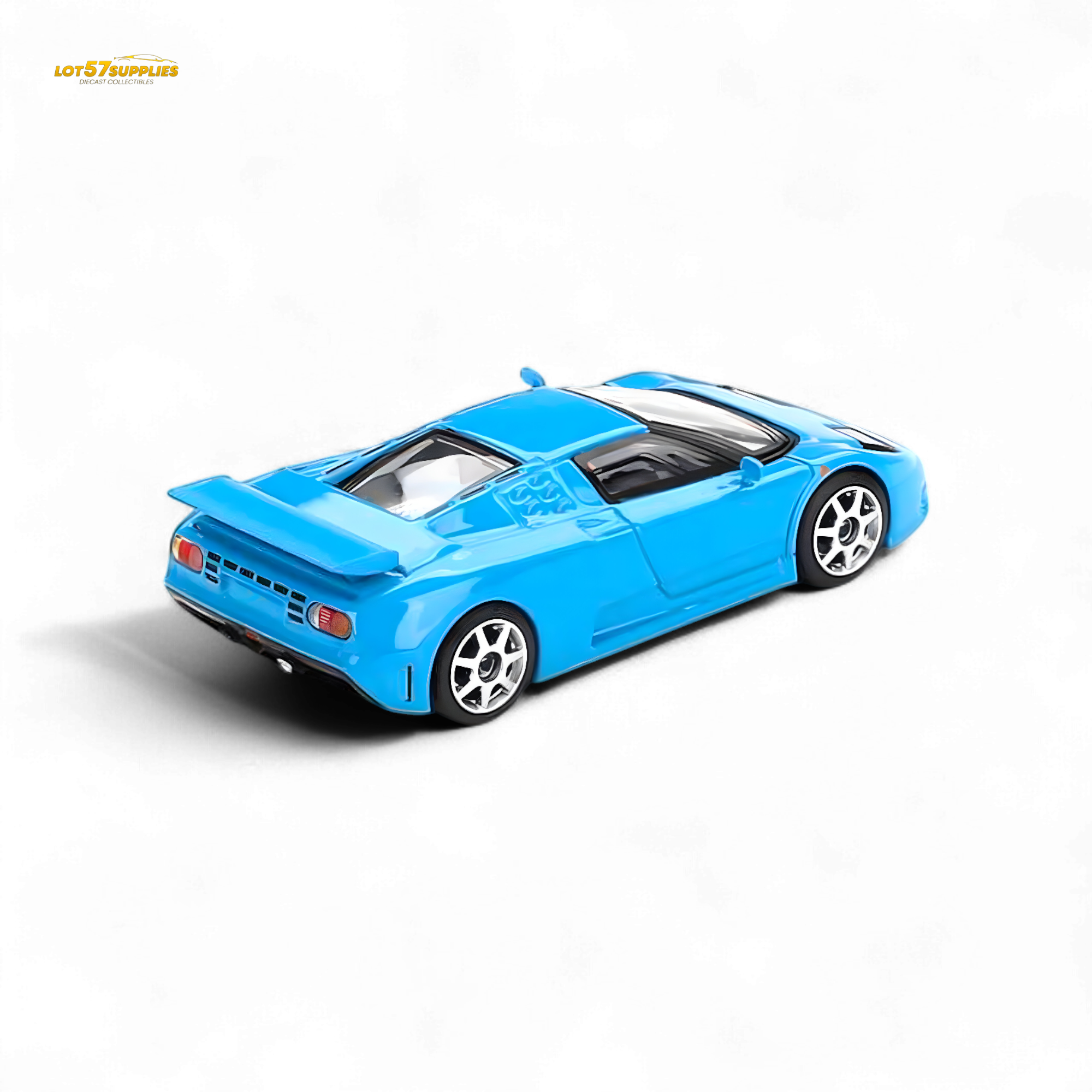 Mini-GT Bugatti EB110 Super Sport Blu Bugatti #890 1:64