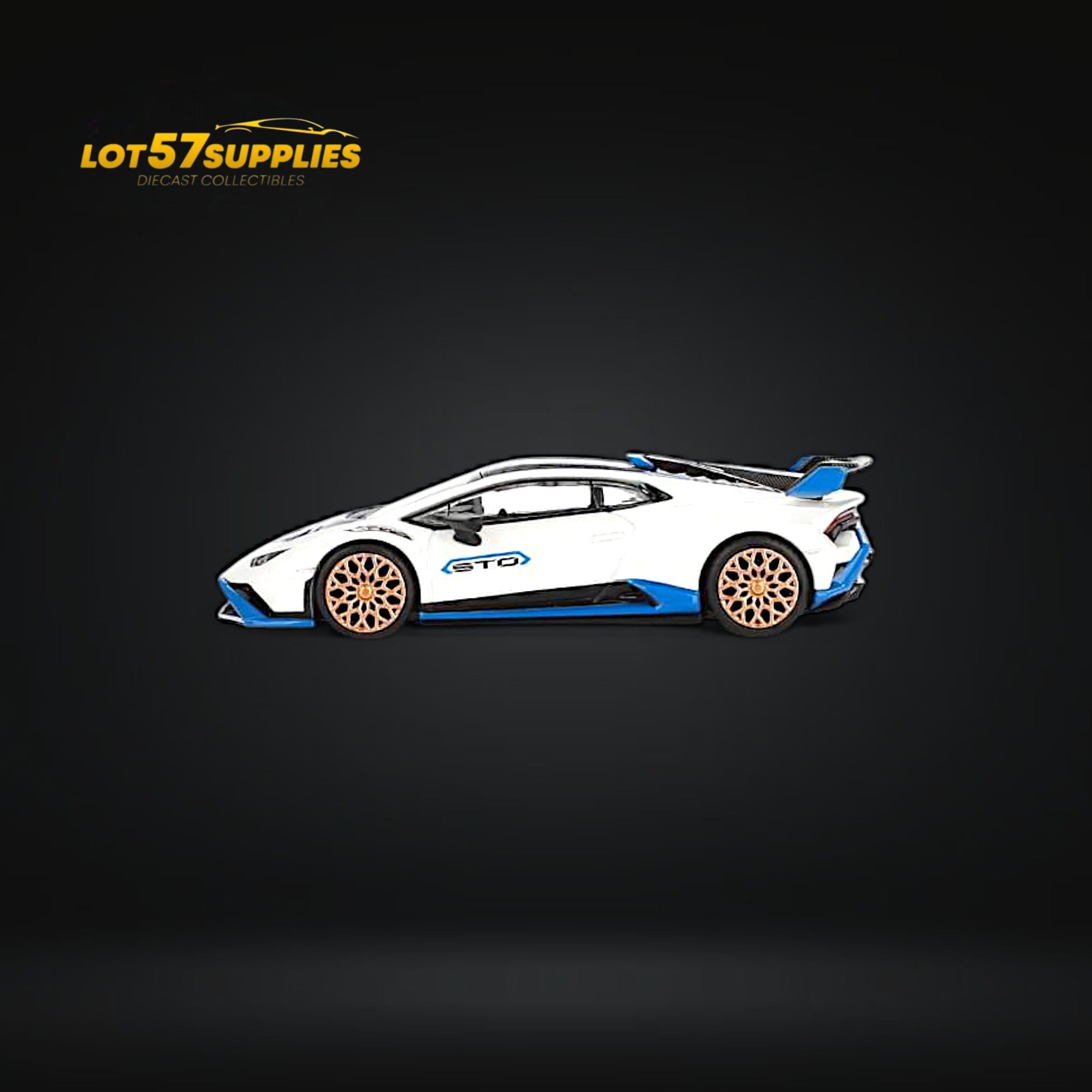 (Pre-Order) Mini-GT Lamborghini Huracán STO Bianco Asopo #788 1:64