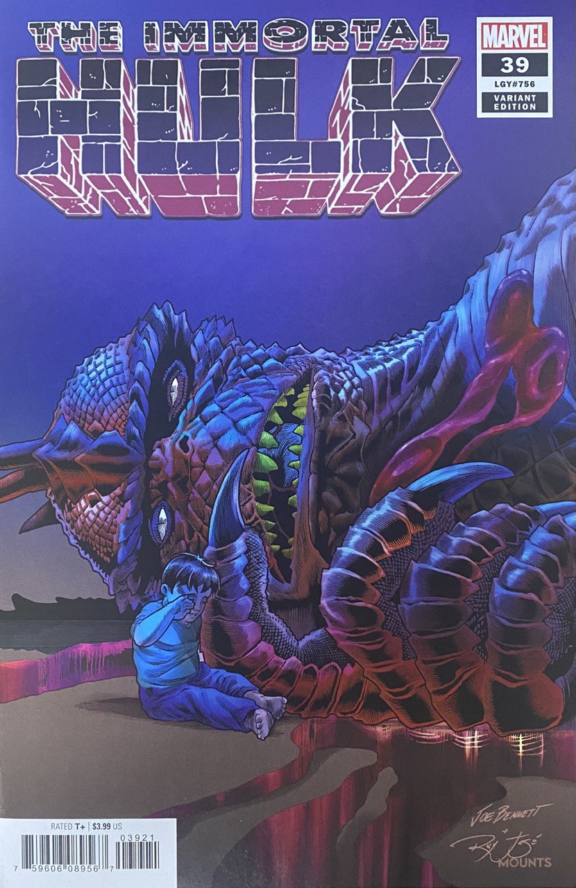 Immortal Hulk #39 B Joe Bennett Spoiler Variant (10/28/2020) Marvel