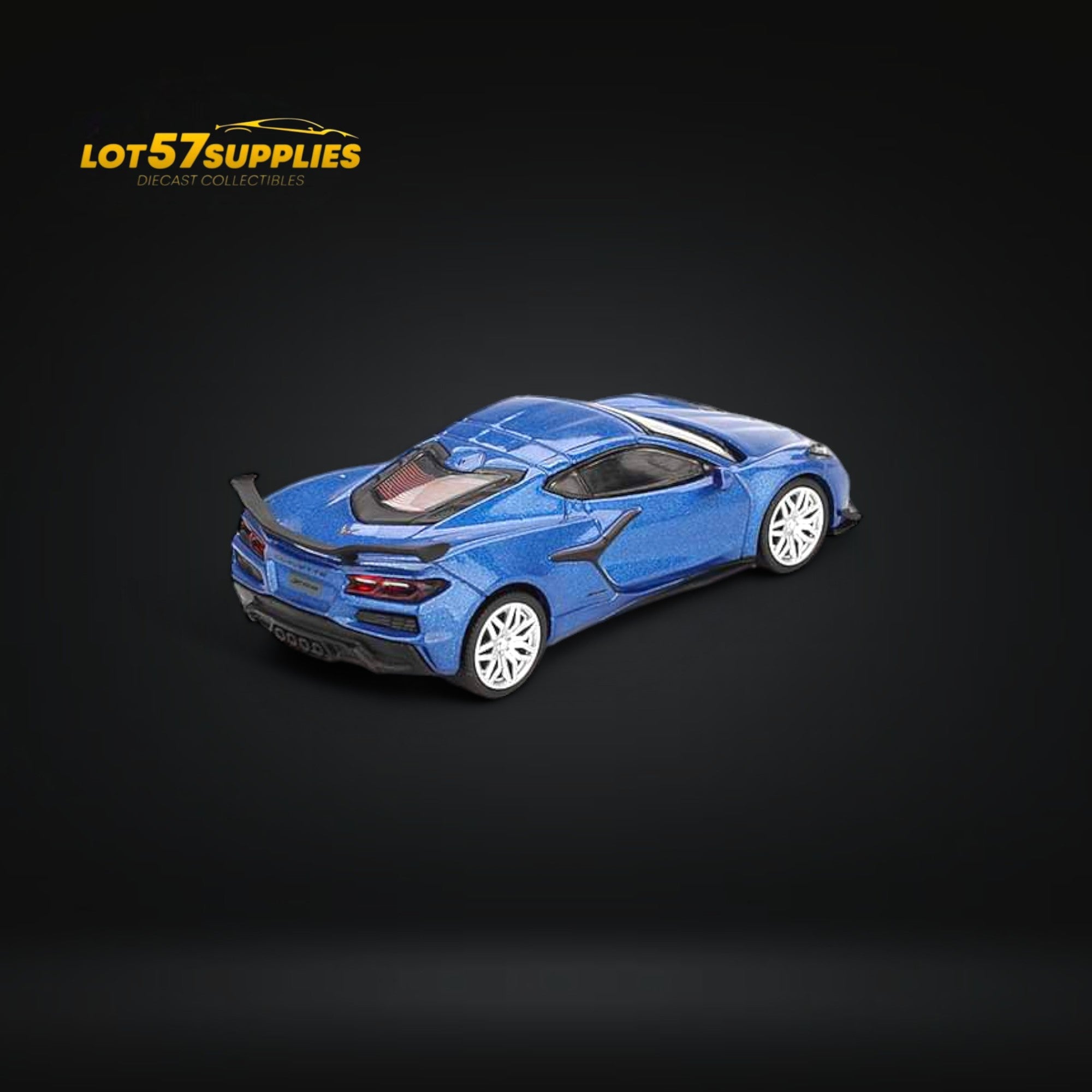 (Pre-Order) Mini-GT Chevrolet Corvette Z06 2023 Elkhart Lake Blue Metallic #892 1:64