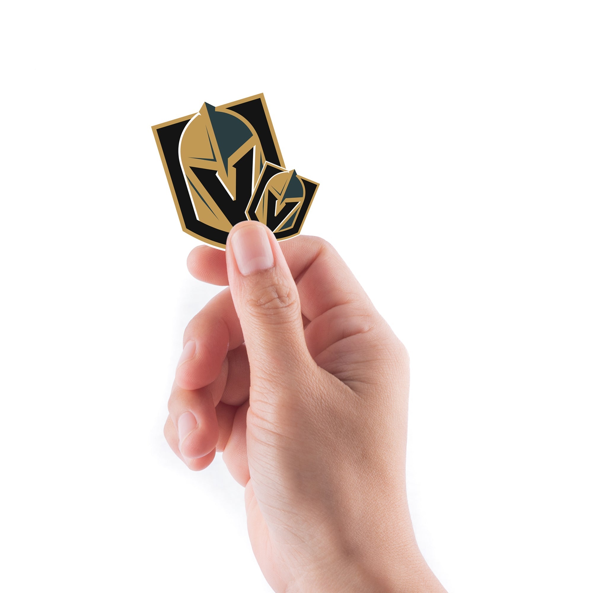 Vegas Golden Knights - 5 Logo Minis (Mixed Sizes) - Official NHL - Reusable Vinyl Decals