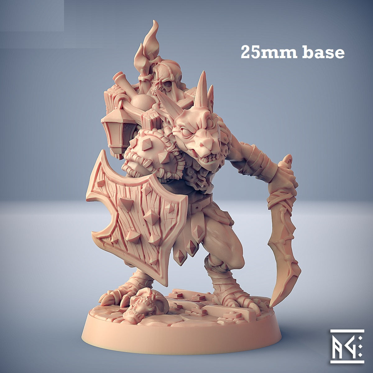 Plague-Mine Kobold: Sculpt F (Male Kobold Warrior)