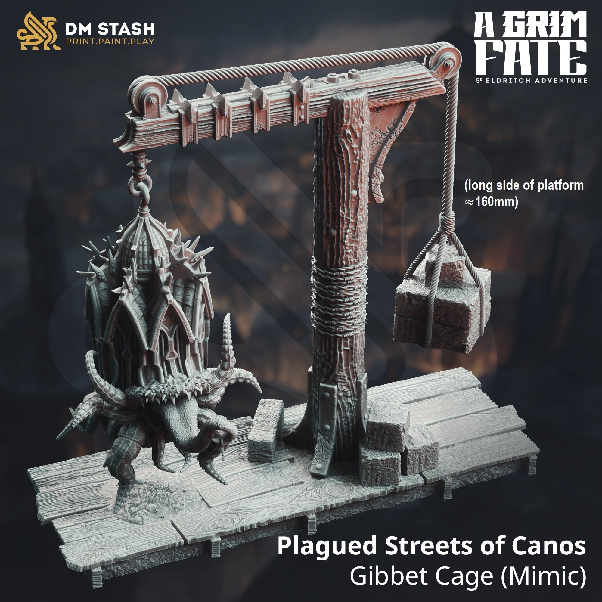 Plagued Streets of Canos: Gibbet Cage & Mimic (Terrain)