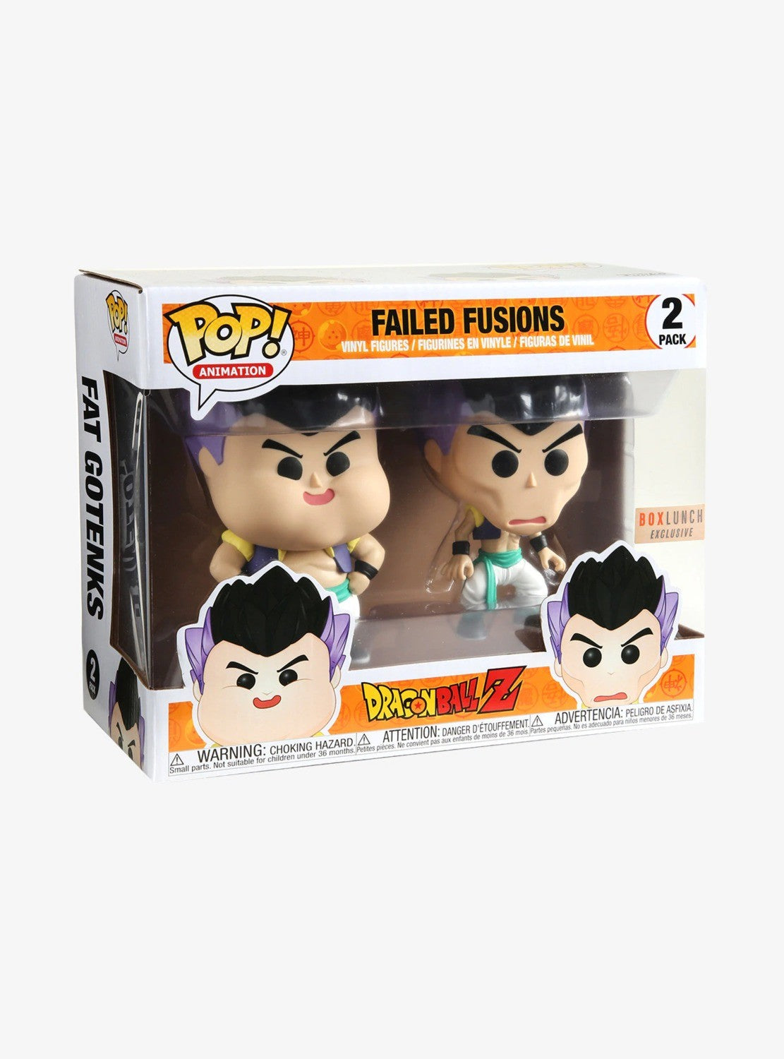 Funko POP! Dragon Ball Z - Failed Fusions 2-Pack Box Lunch Exclusive (NOT 100% MINT)