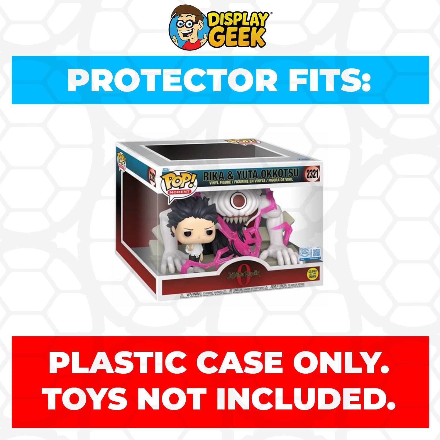 Pop Protector for Funko Pop Moment Rika & Yuta Okkotsu GITD #2321