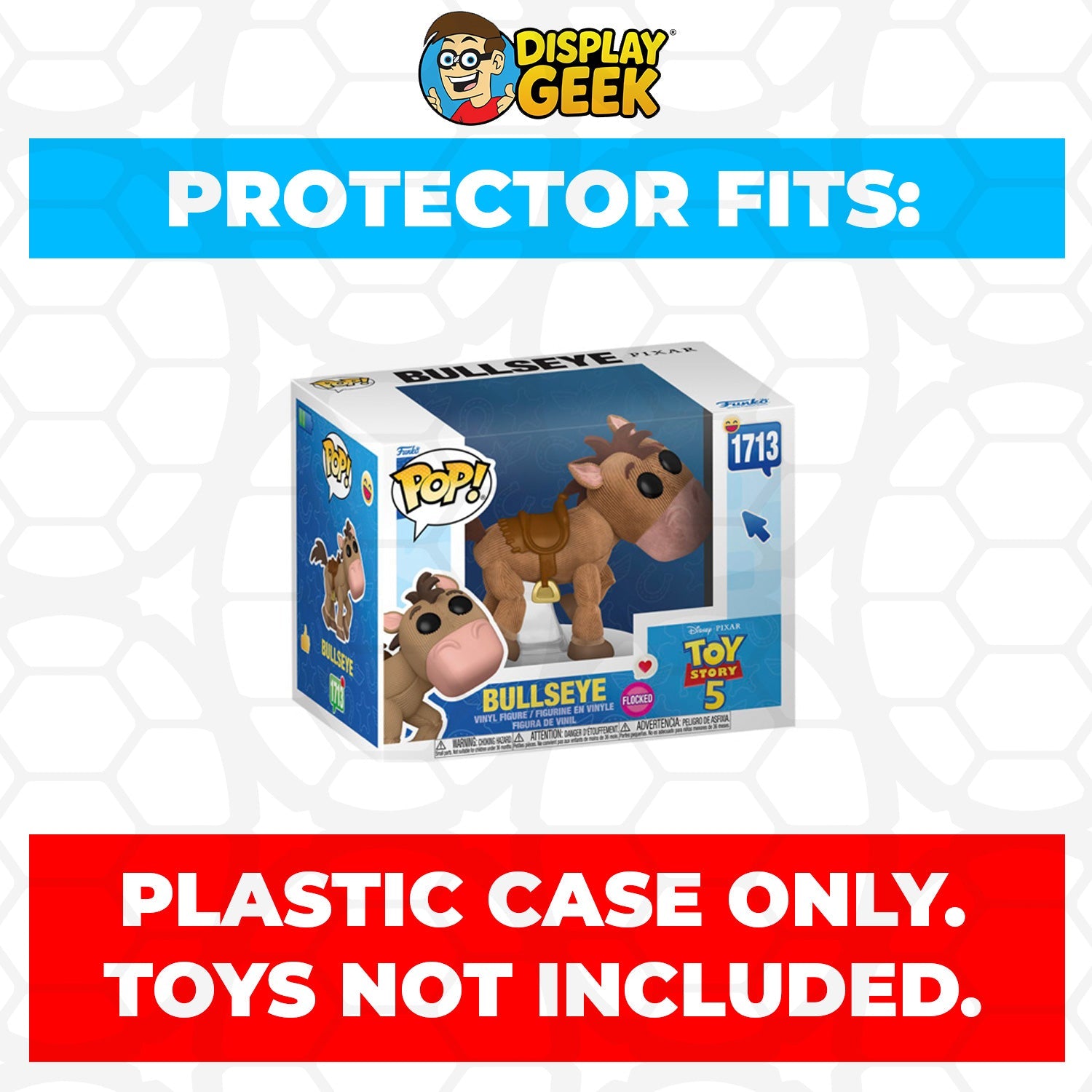 Pop Protector for Funko Pop Premium Bullseye #1713 Box