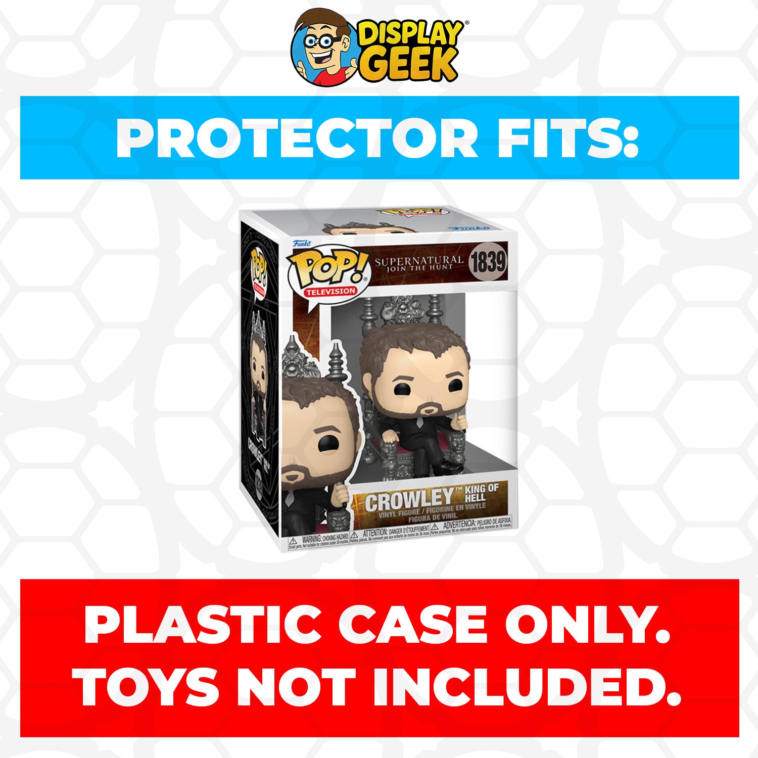 Pop Protector for Crowley King of Hell #1839 Funko Pop Premium