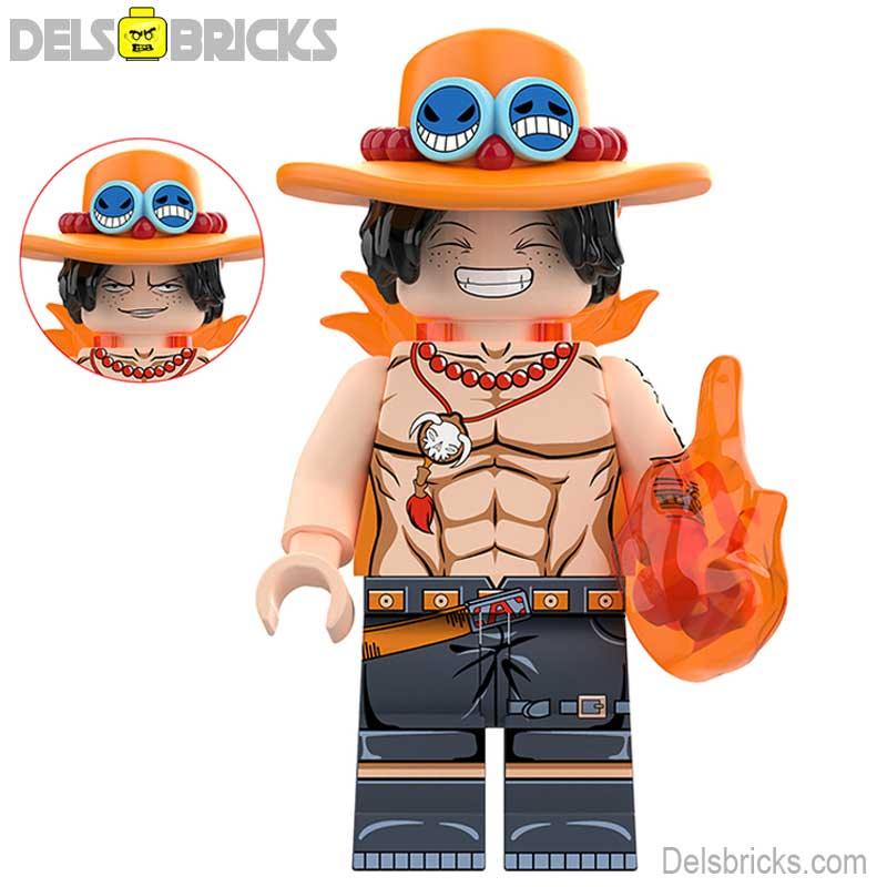 Portgas D Ace from ONE PIECE Anime Lego Minifigures custom toys 4