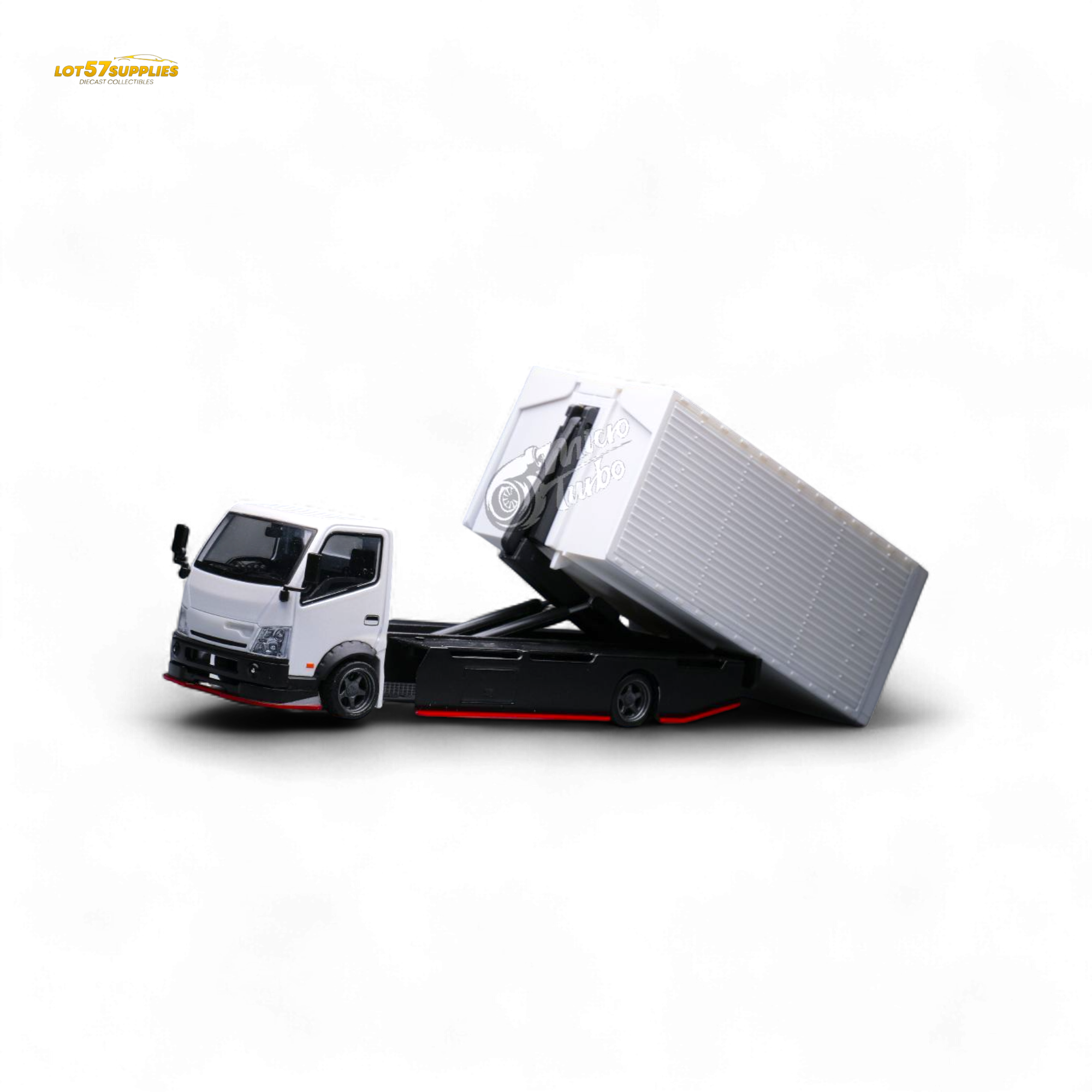 MicroTurbo HINO 300 Custom Wing Truck Limited to 1,000 Pcs & Stickers Included 1:64