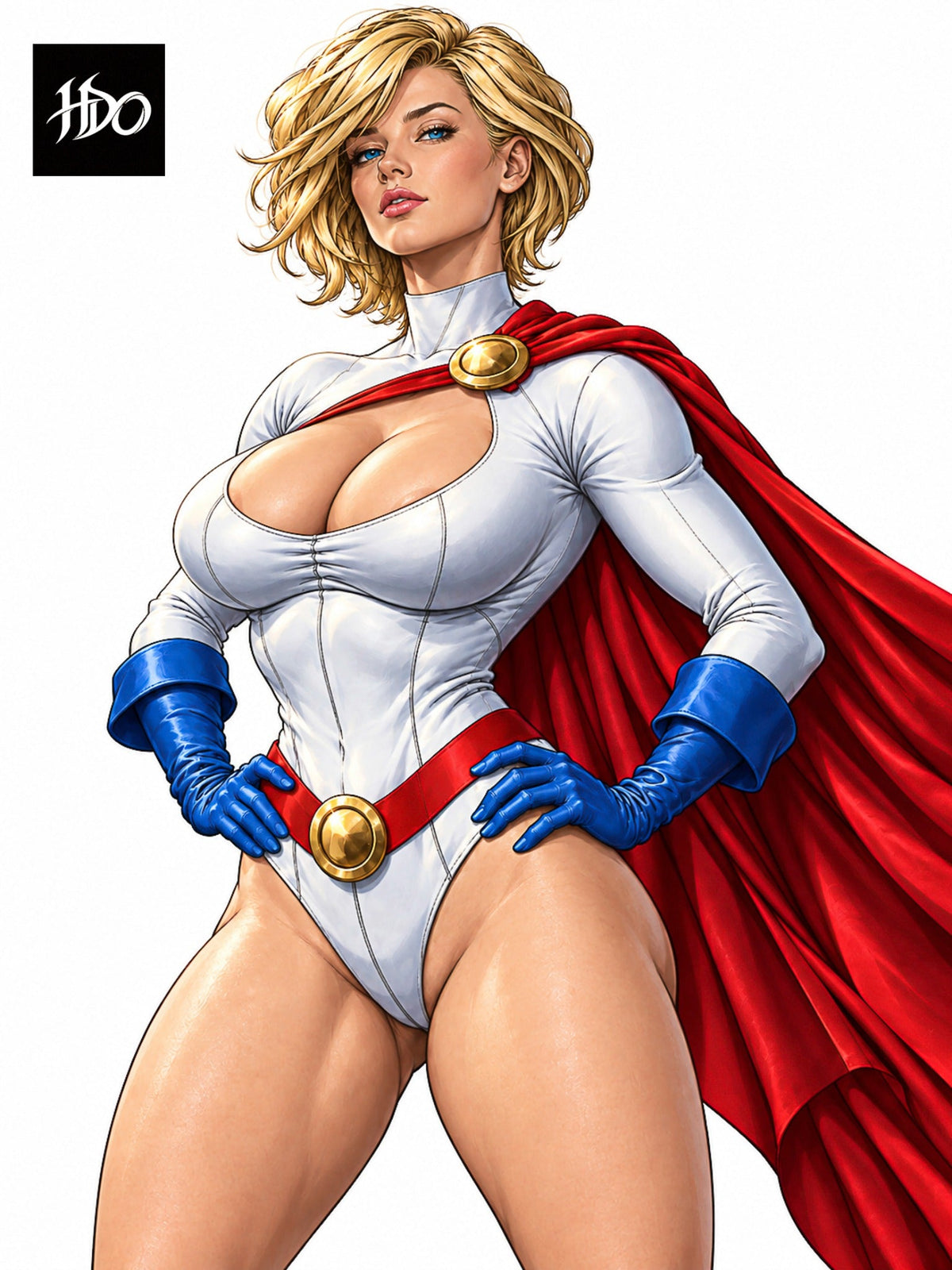Power Girl — Cover A | 11×17 Fan Art Print by Lusitan Art