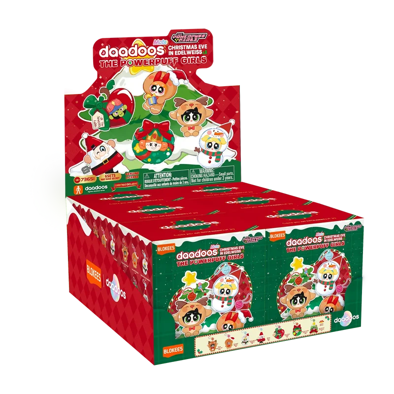 Blokees | The Powerpuff Girls daadoos Mate Series 01 | Christmas Eve in Edelweiss [Single Blind Box] (Pre-Order)